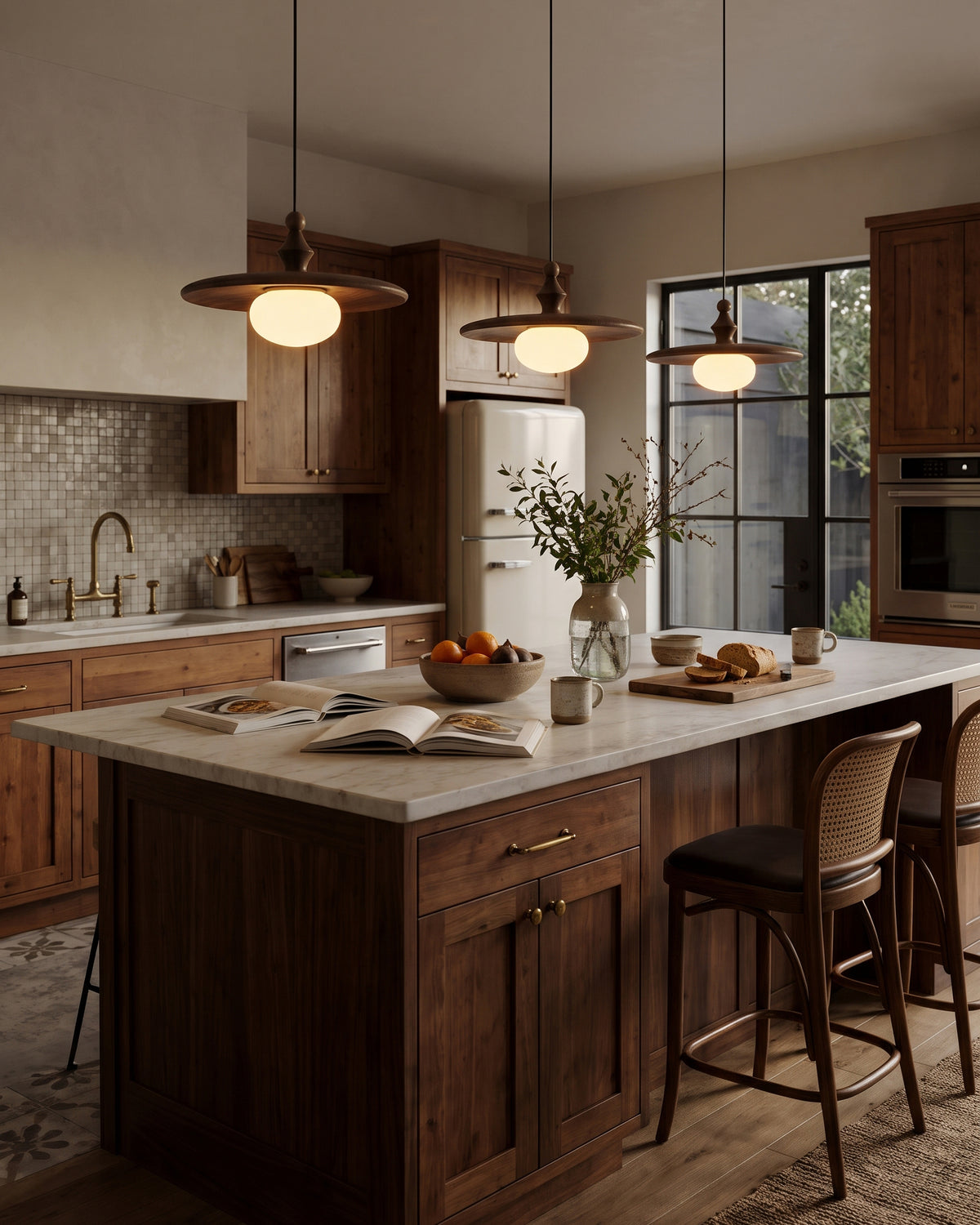 Talmage Ribbed Glass Pendant Light