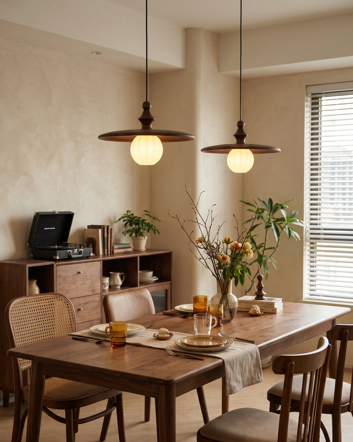 Talmage Ribbed Glass Pendant Light