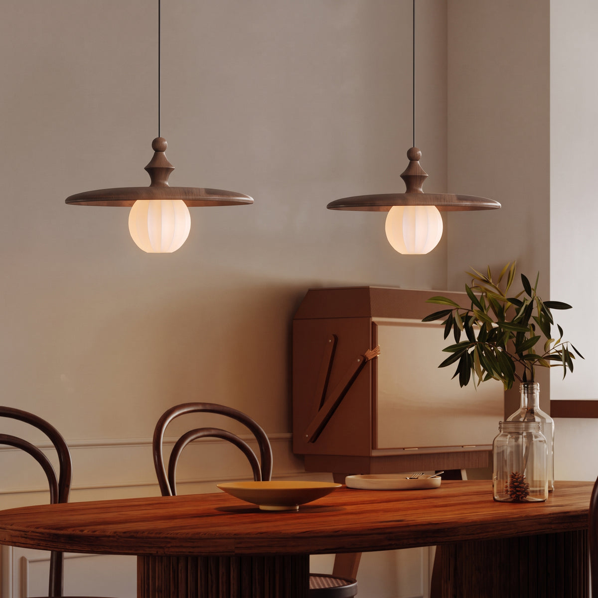 Talmage Ribbed Glass Pendant Light