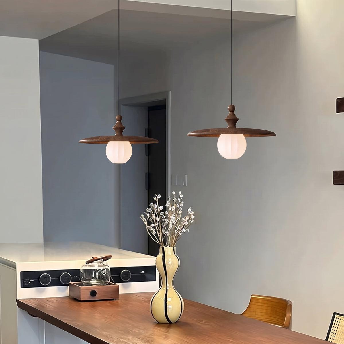 Talmage Ribbed Glass Pendant Light