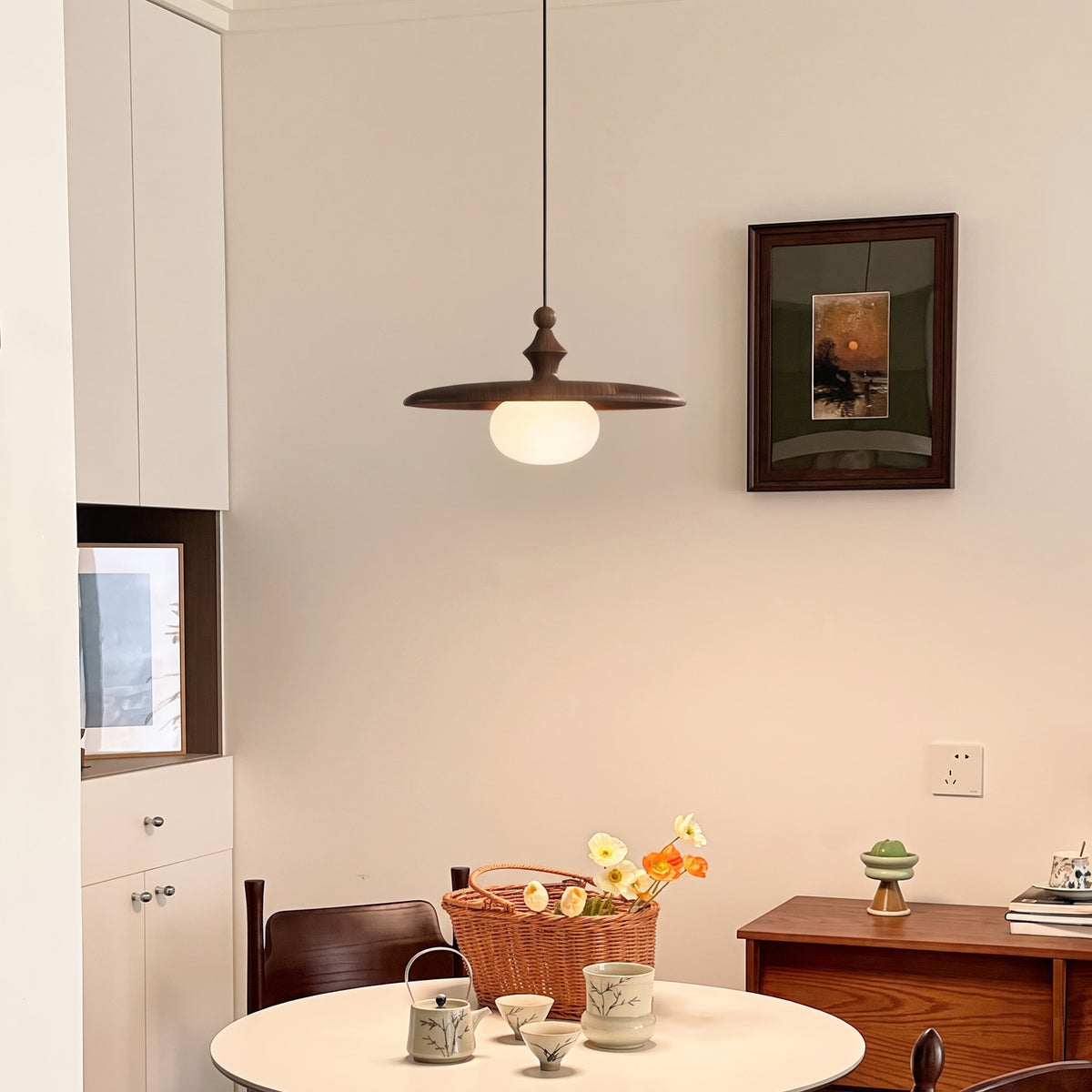 Talmage Ribbed Glass Pendant Light