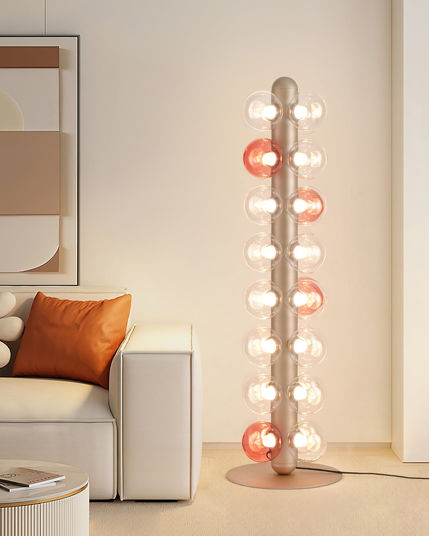 Thalia Prismatic Globe Floor Lamp