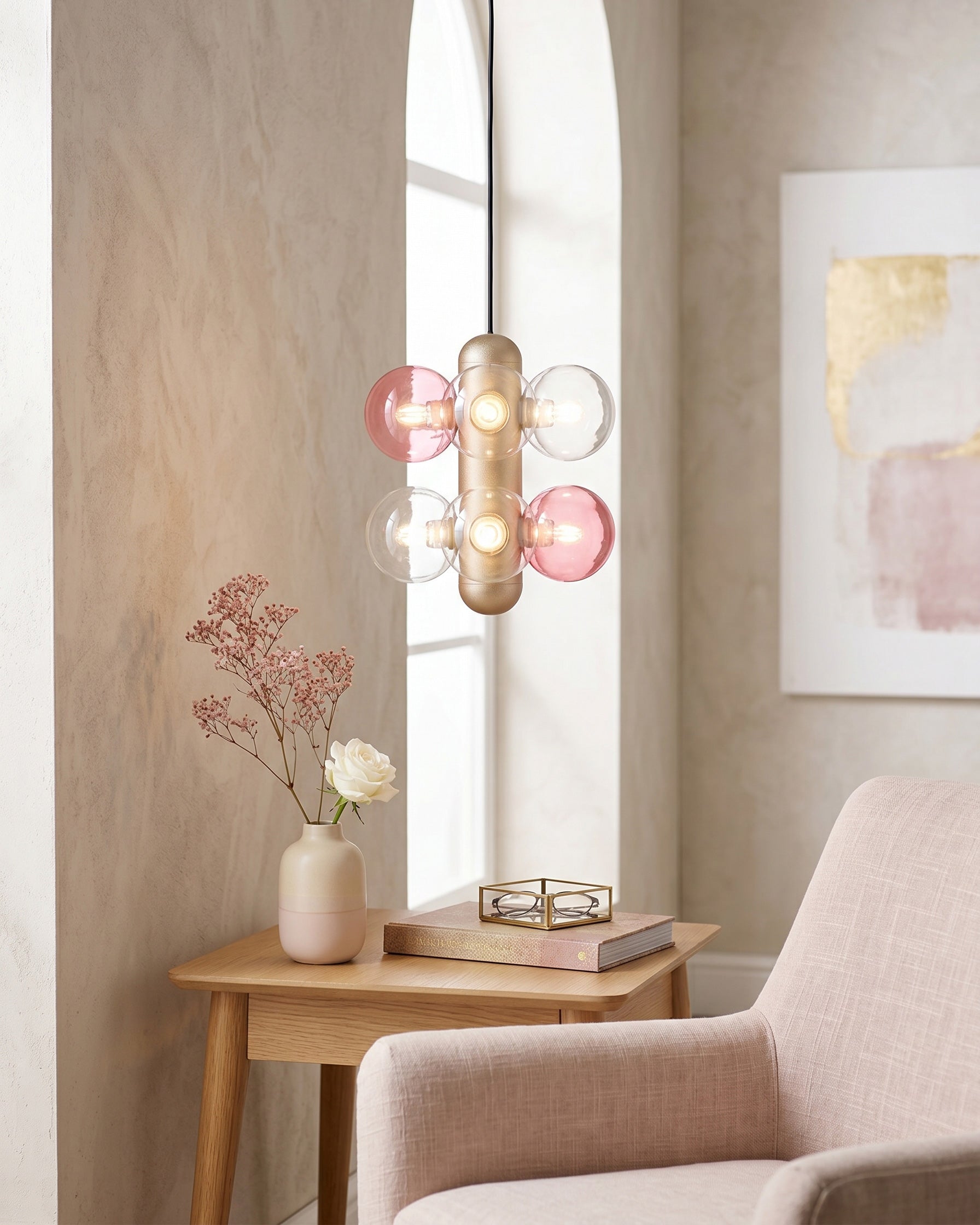 Thalia Prismatic Globe Chandelier