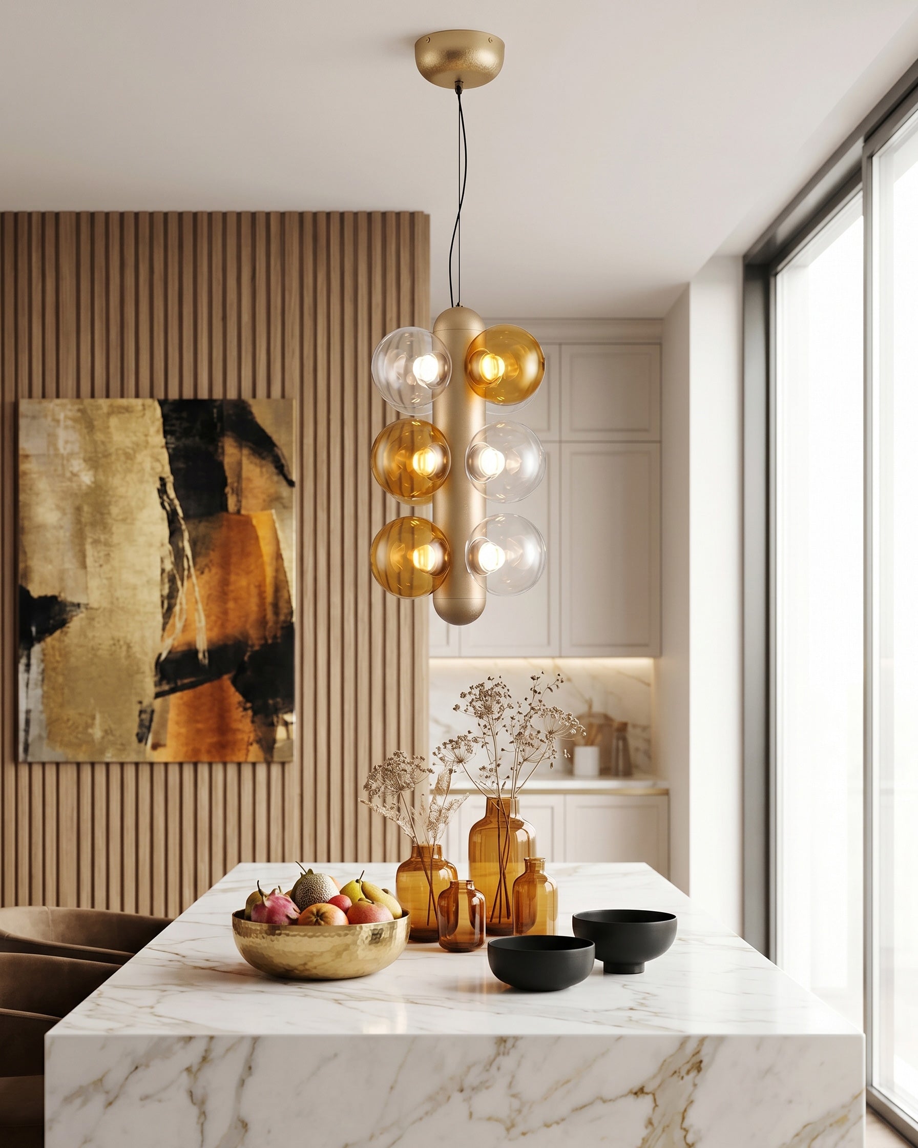 Thalia Prismatic Globe Chandelier