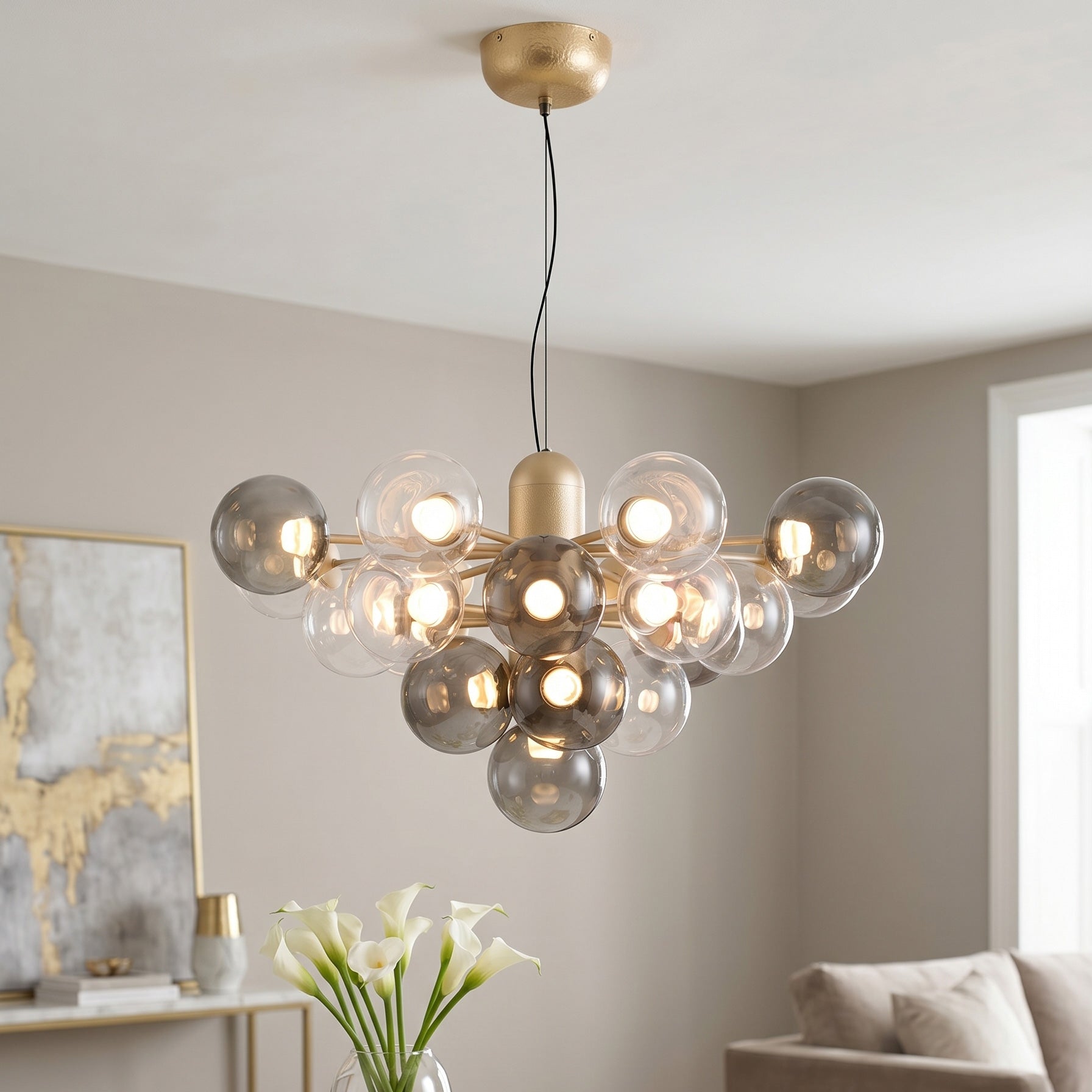 Thalia Prismatic Globe Chandelier