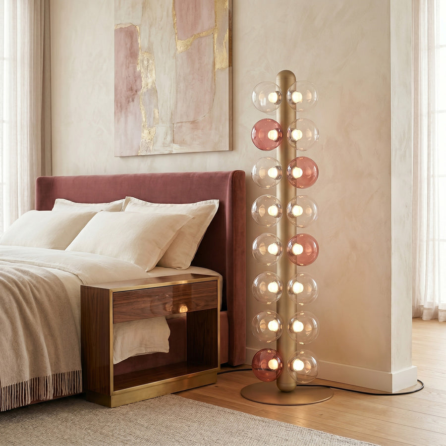 Thalia Prismatic Globe Floor Lamp – detail 3