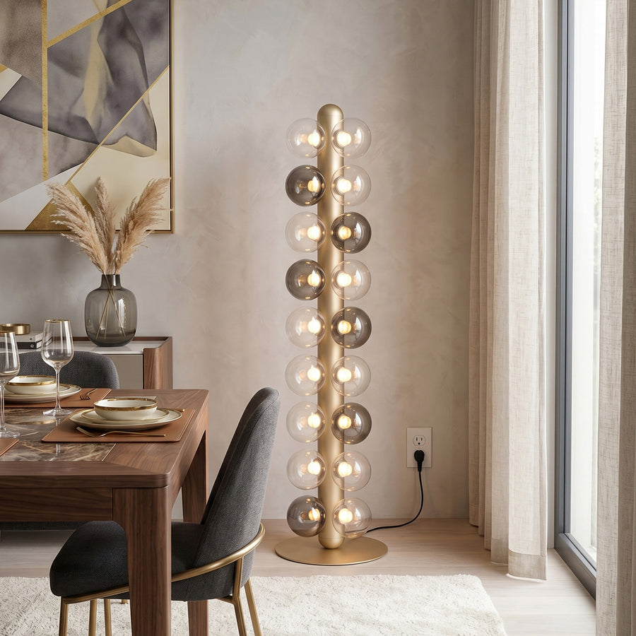 Thalia Prismatic Globe Floor Lamp – detail 4