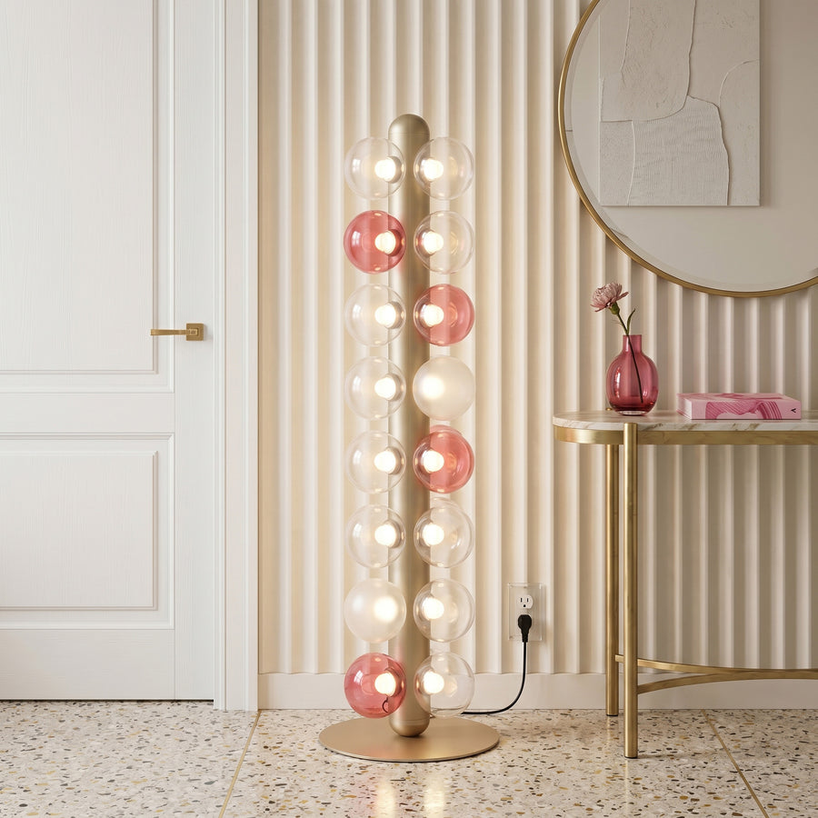 Thalia Prismatic Globe Floor Lamp – detail 2
