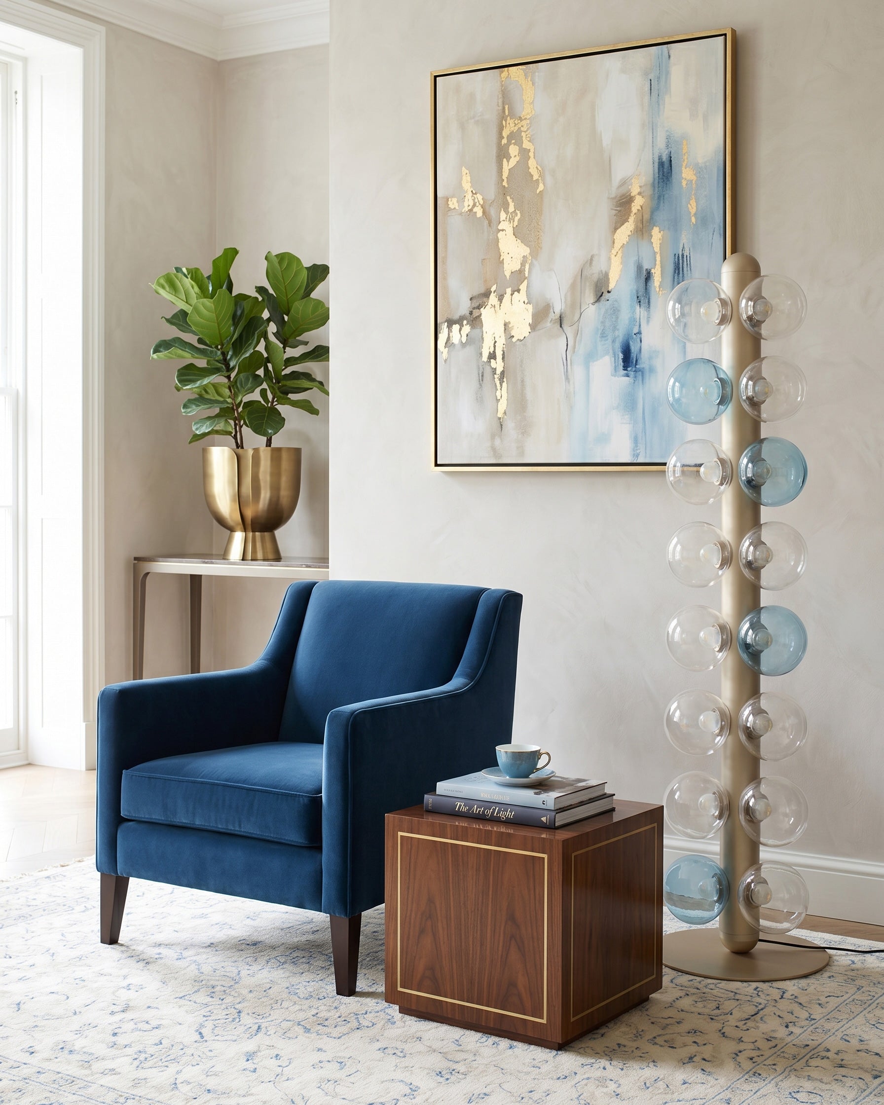 Thalia Prismatic Globe Floor Lamp