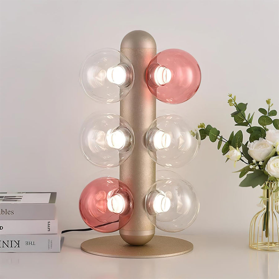 Thalia Prismatic Globe Table Lamp – detail 2