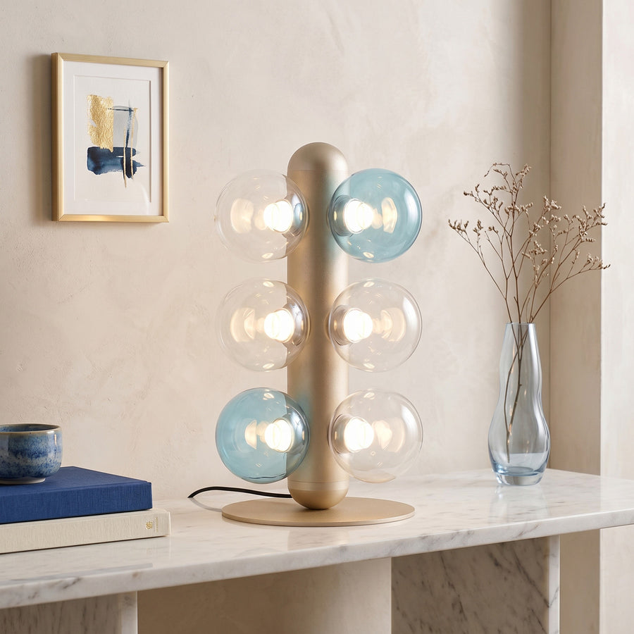 Thalia Prismatic Globe Table Lamp – detail 4