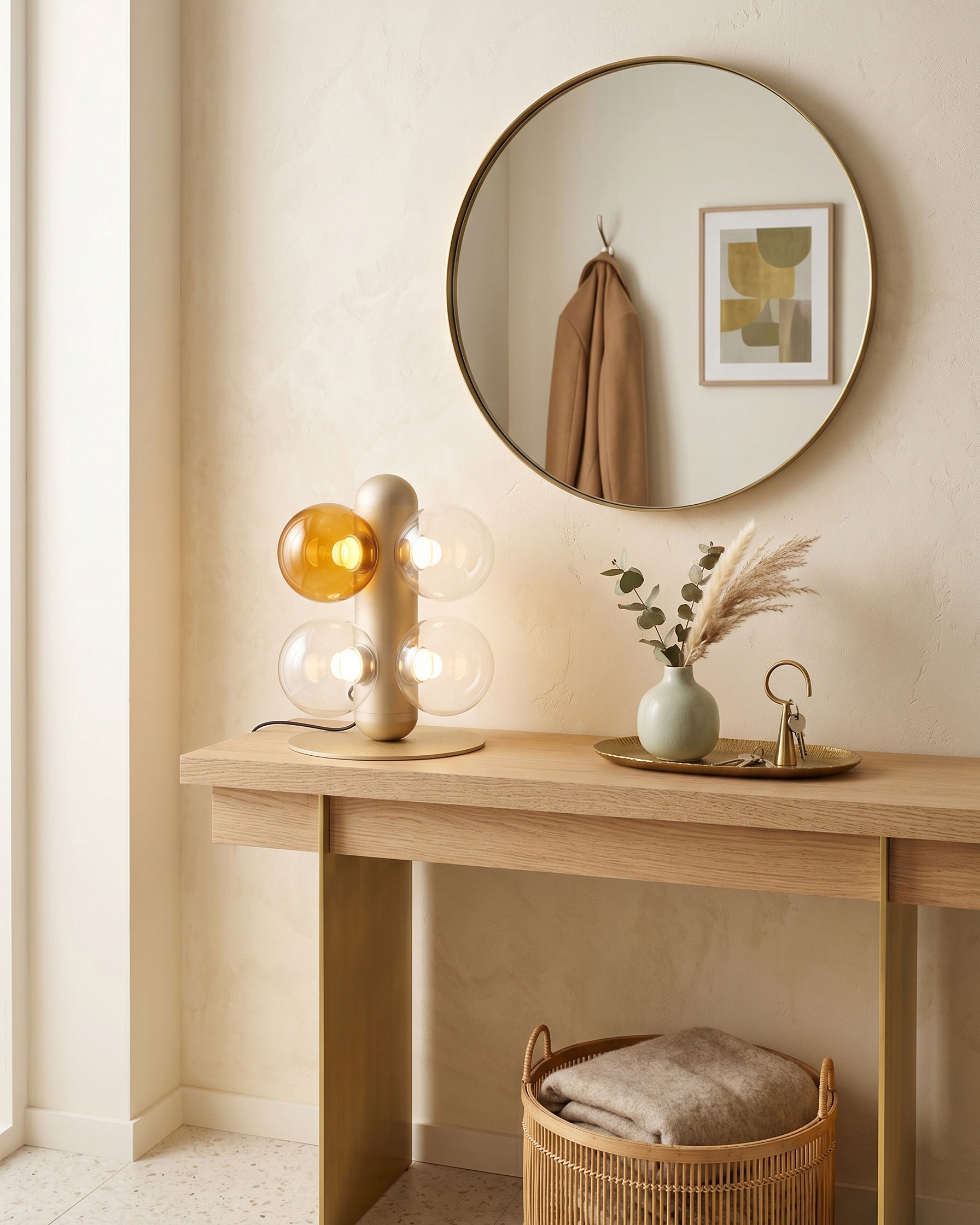 Thalia Prismatic Globe Table Lamp