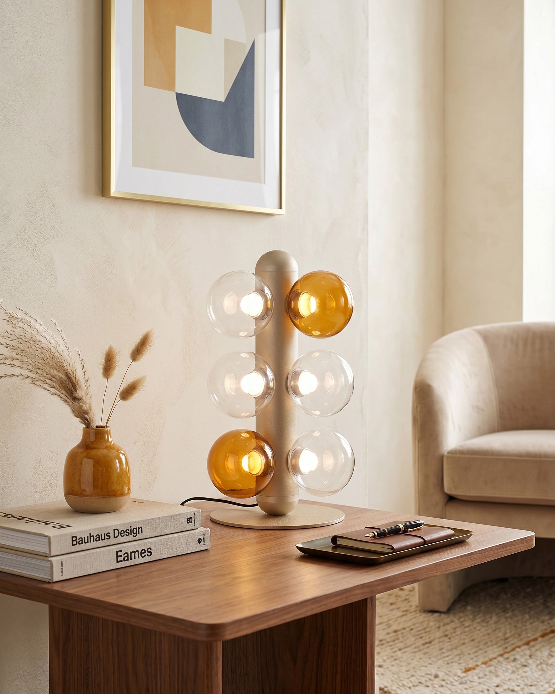 Thalia Prismatic Globe Table Lamp