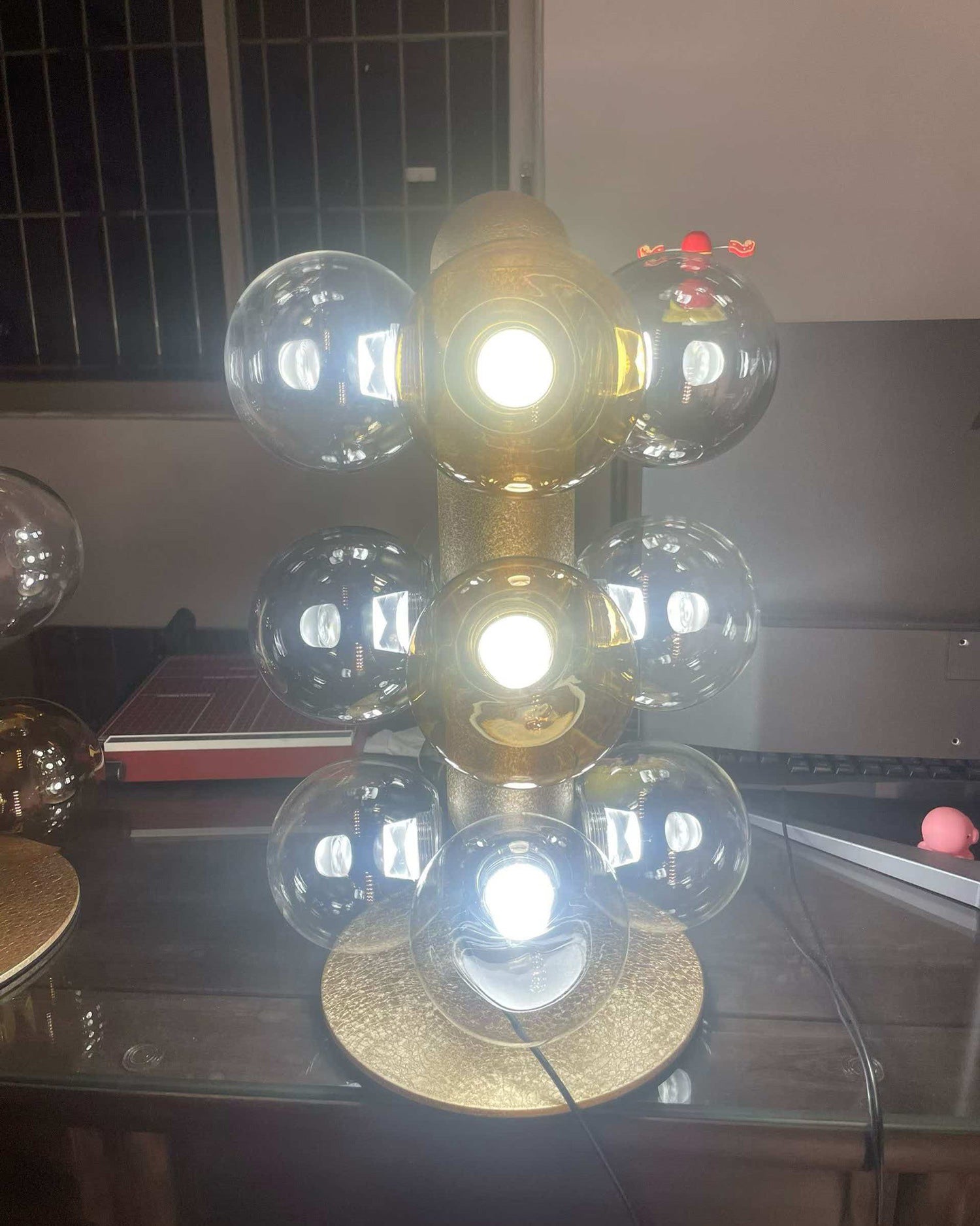 Thalia Prismatic Globe Table Lamp