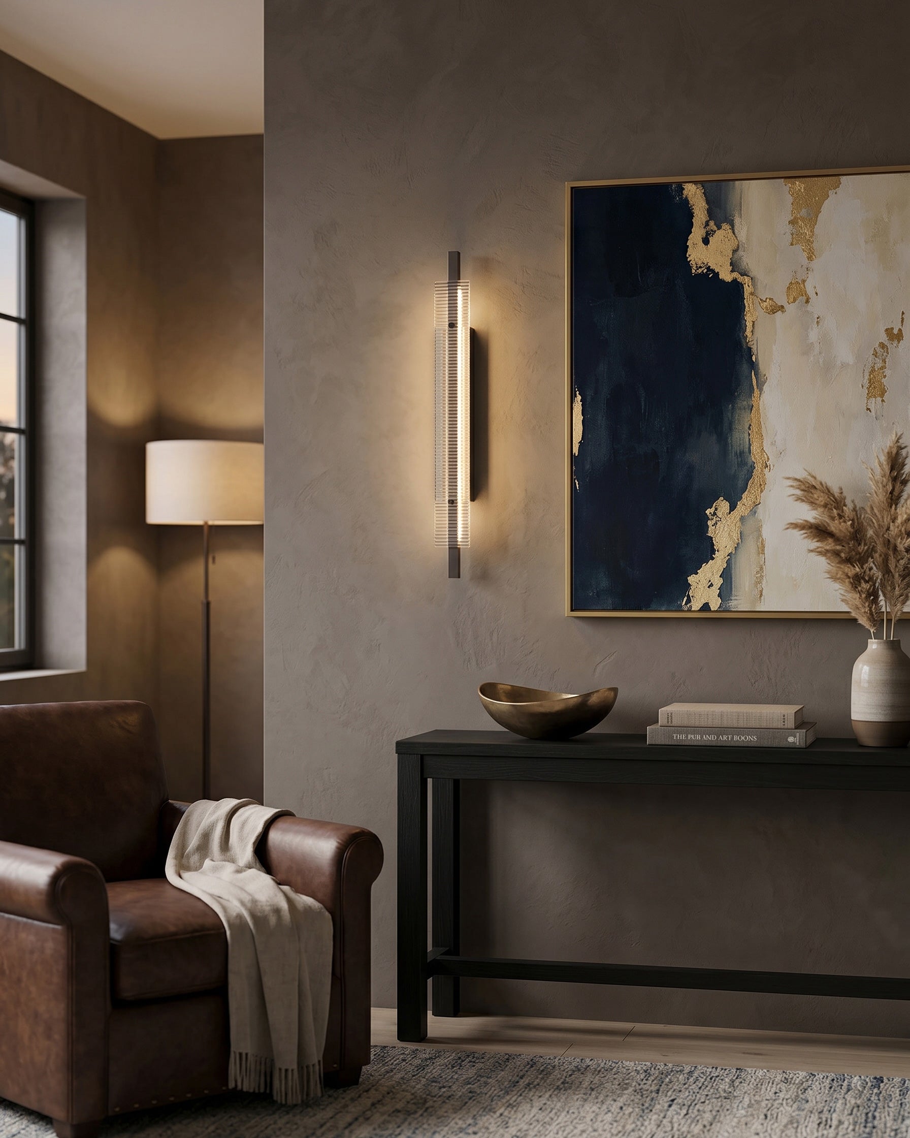 Thao Fluted Glass Wall Sconce