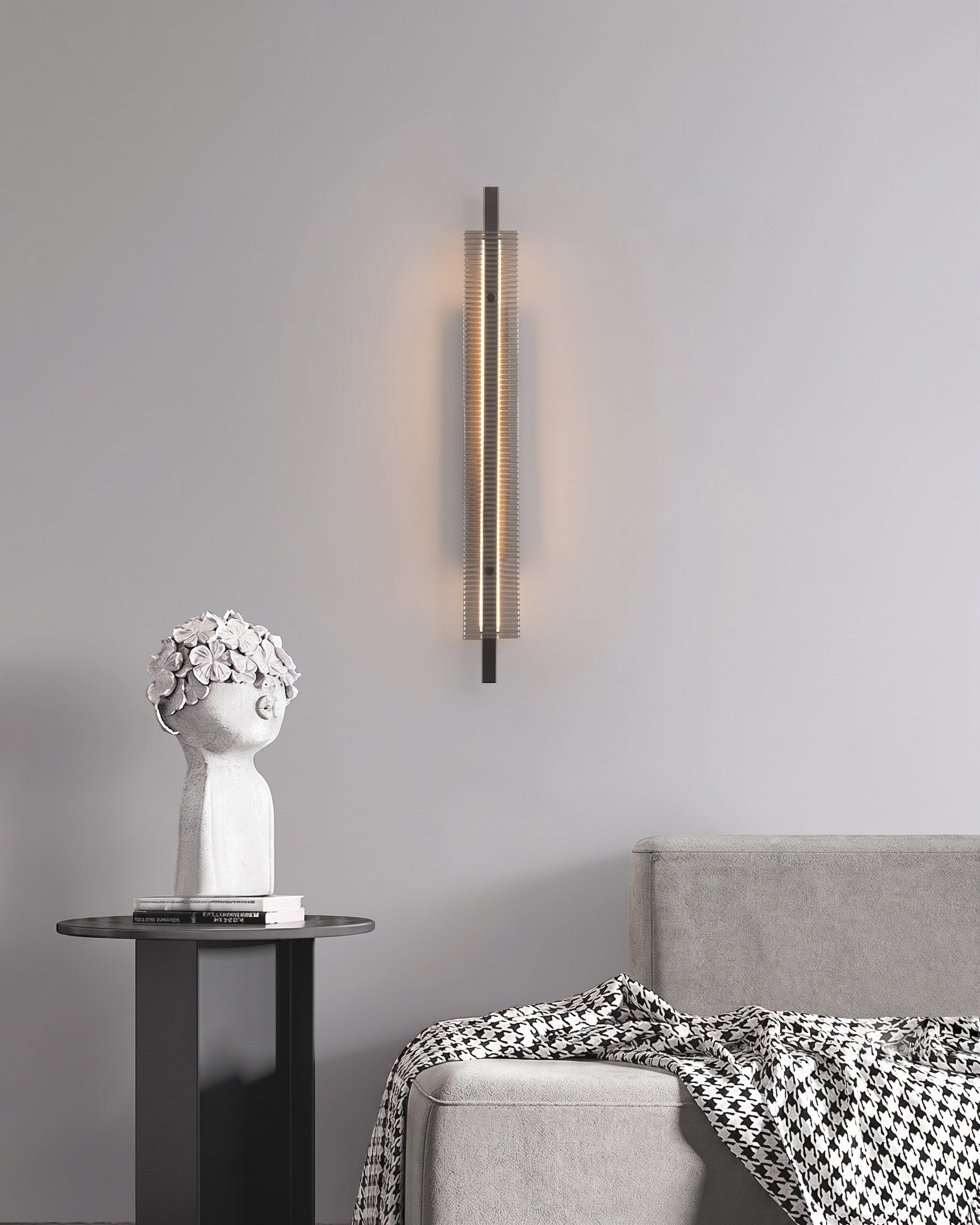 Thao Fluted Glass Wall Sconce