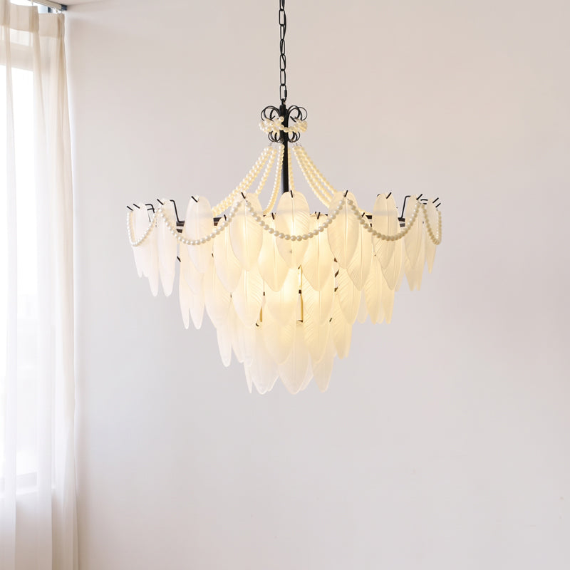 Theodora Beaded Glass Chandelier
