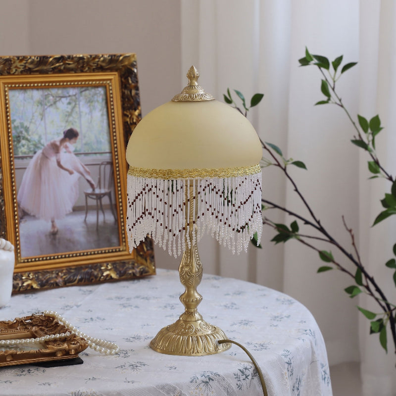 Thora Beaded Fringe Table Lamp – detail 4