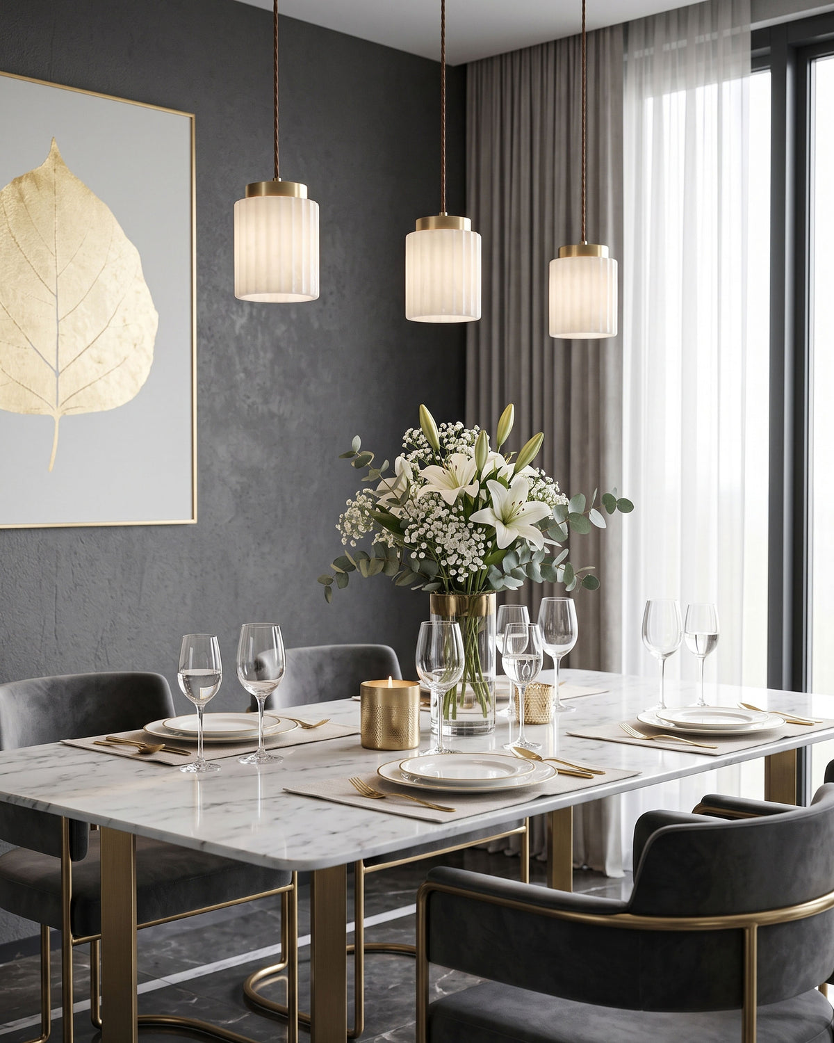 Tibor Alabaster Pendant Lamp