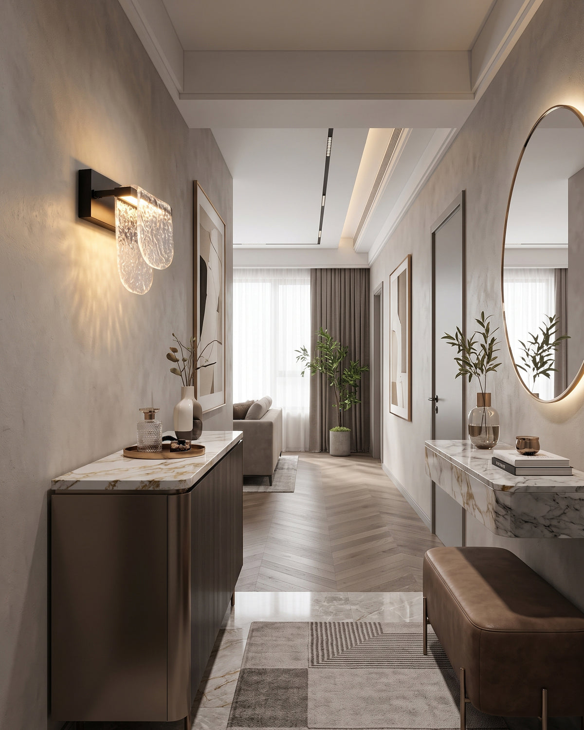 Tiernan Ripple Bath Wall Sconce