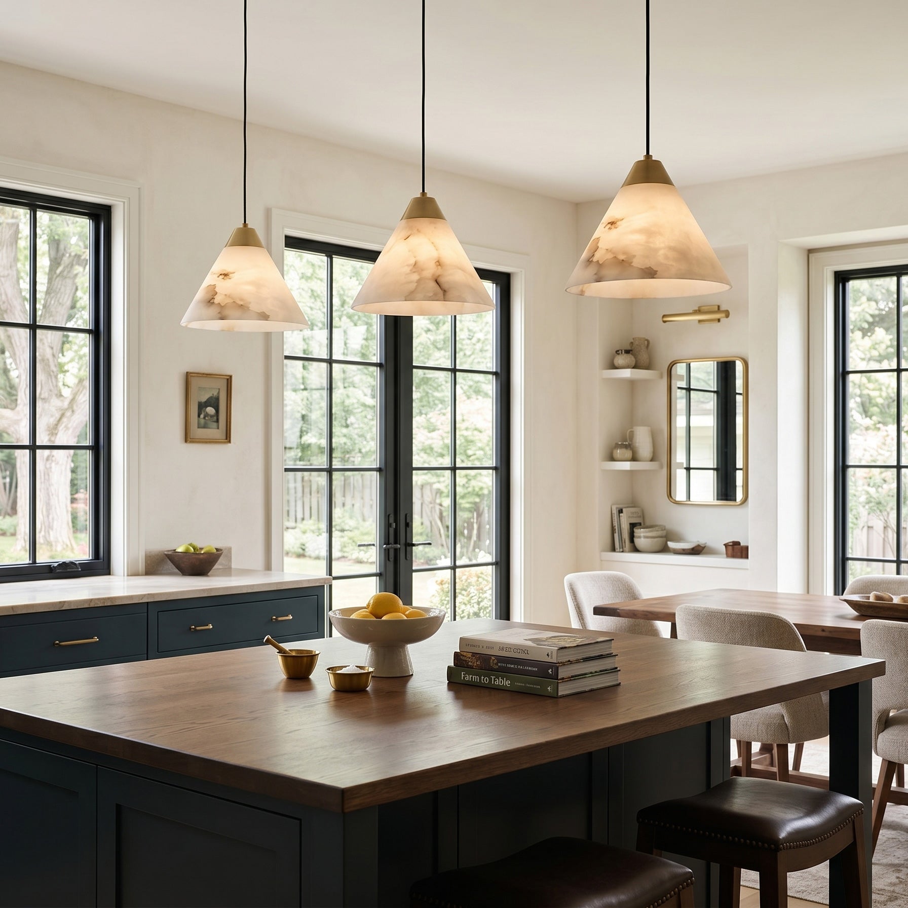 Torin Alabaster Pendant Light