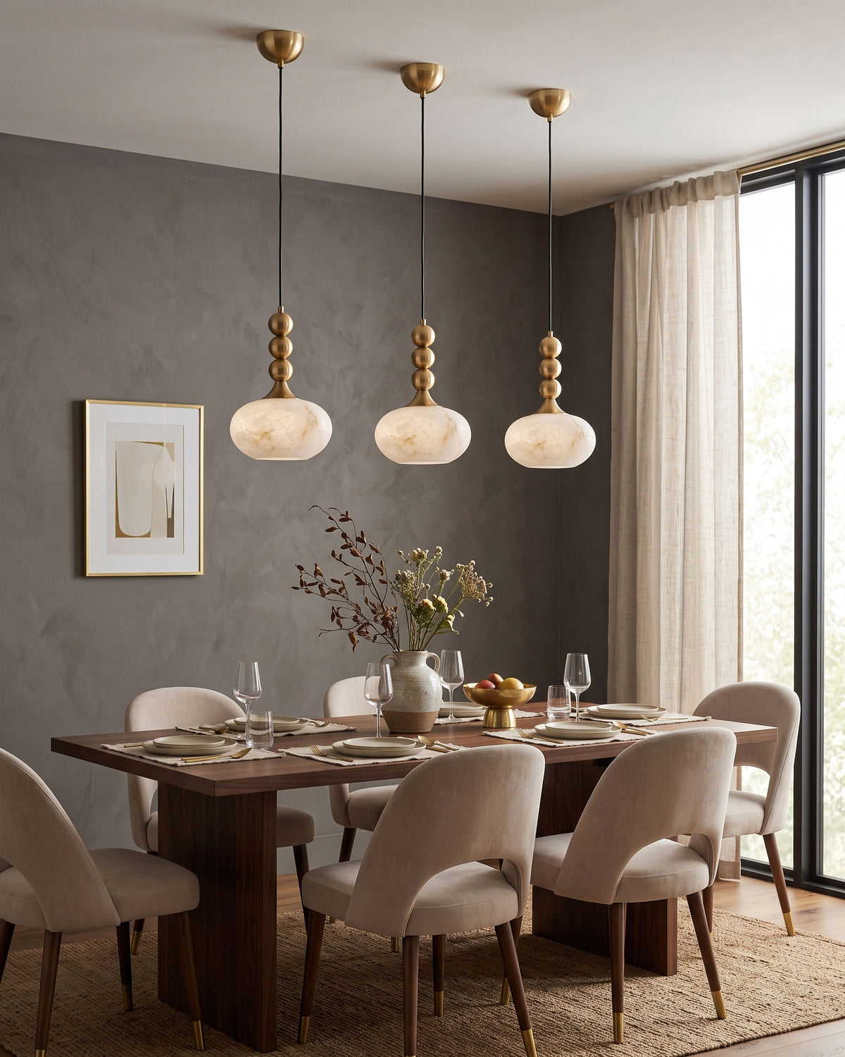 Torquil Tiered Ball Pendant Light