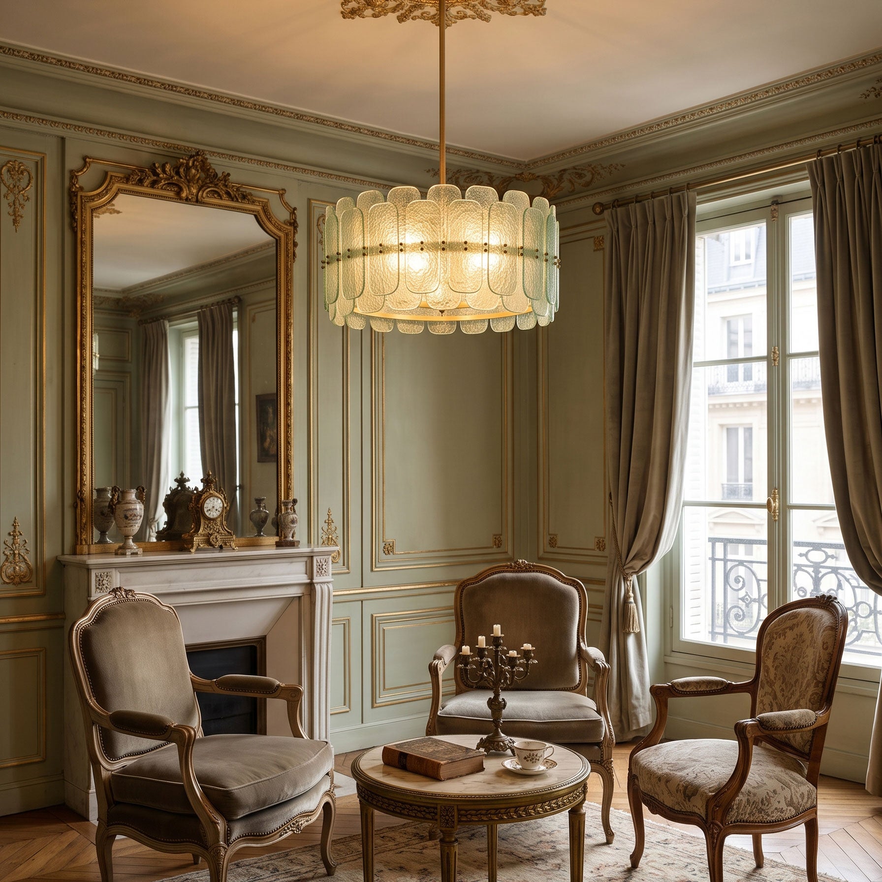 Tressa Glass Chandelier