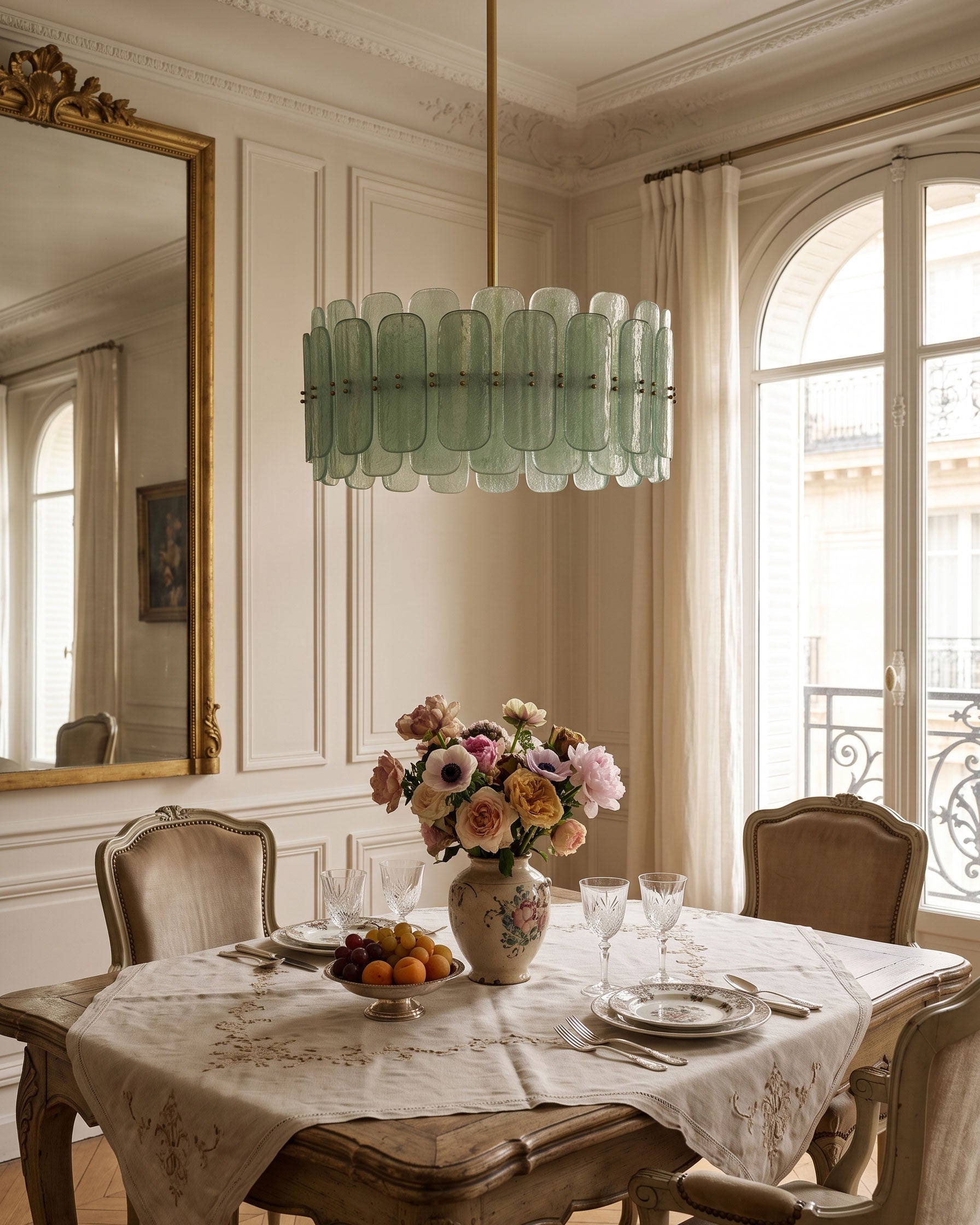 Tressa Glass Chandelier