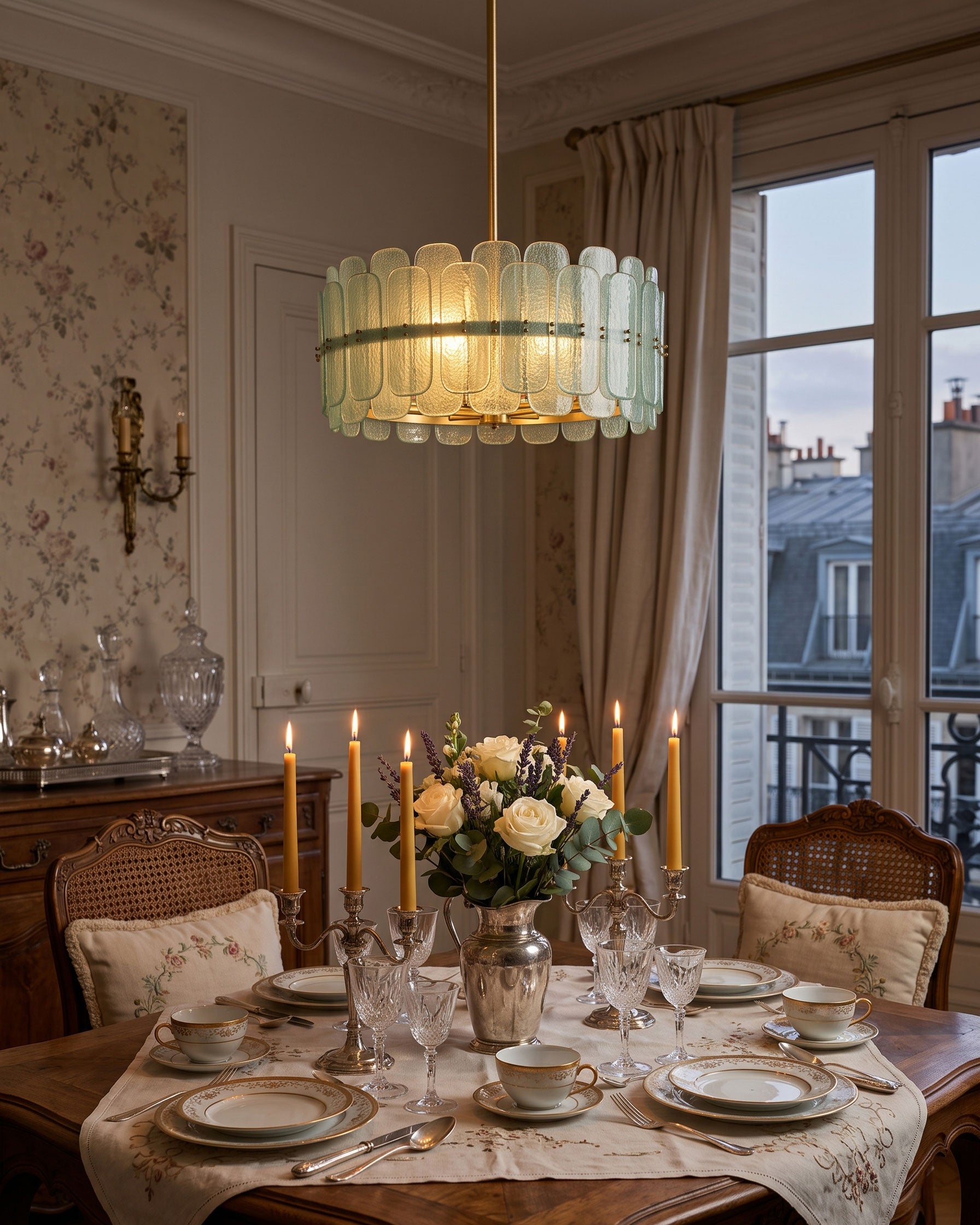 Tressa Glass Chandelier