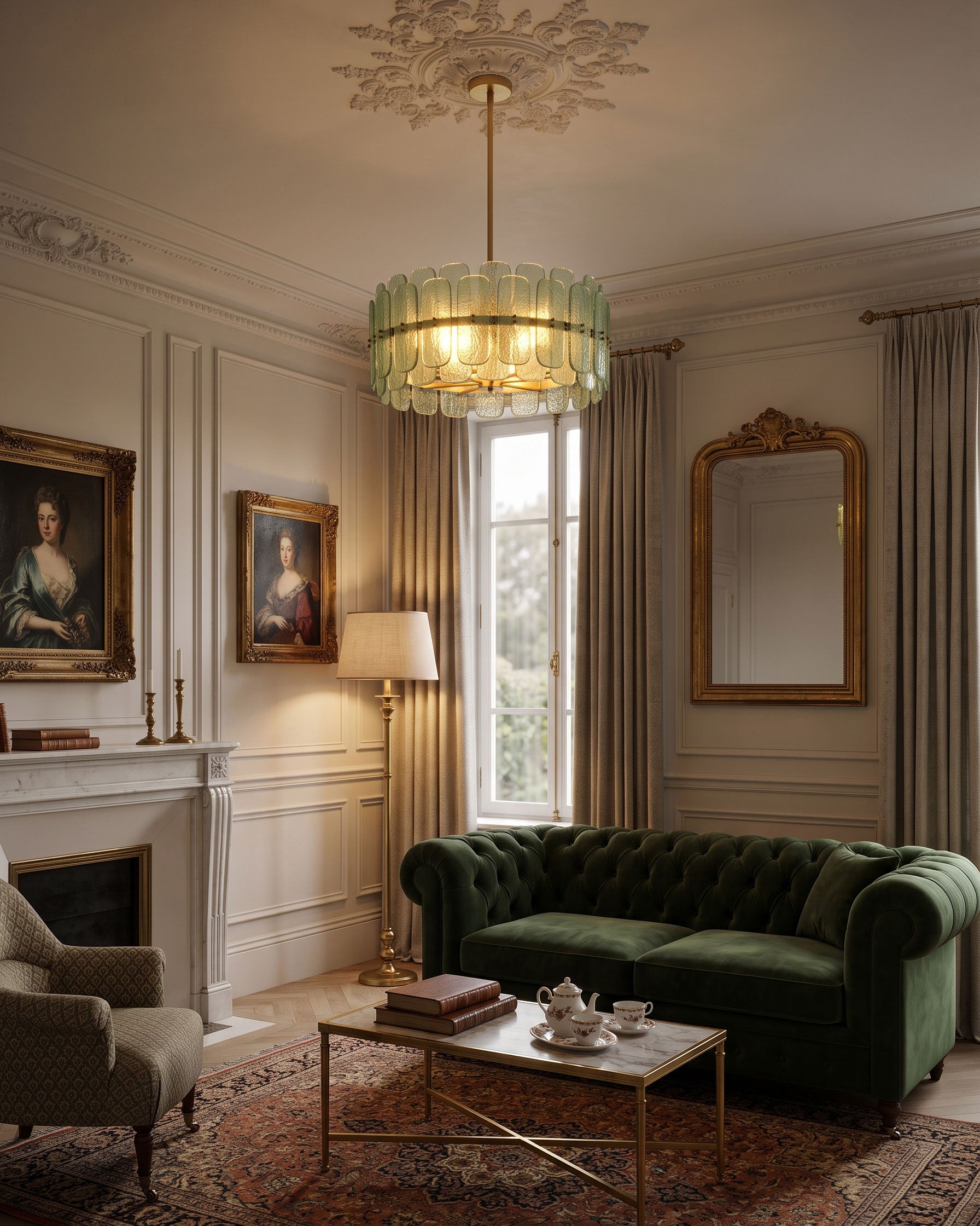 Tressa Glass Chandelier