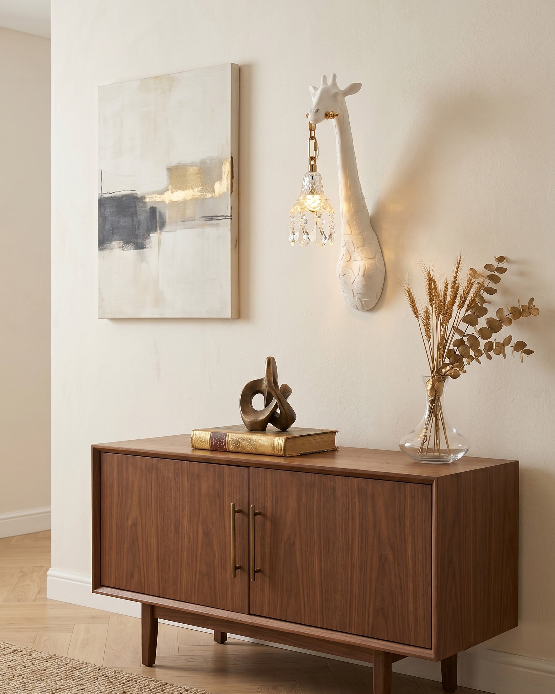 Valerio Giraffe Crystal Wall Sconce