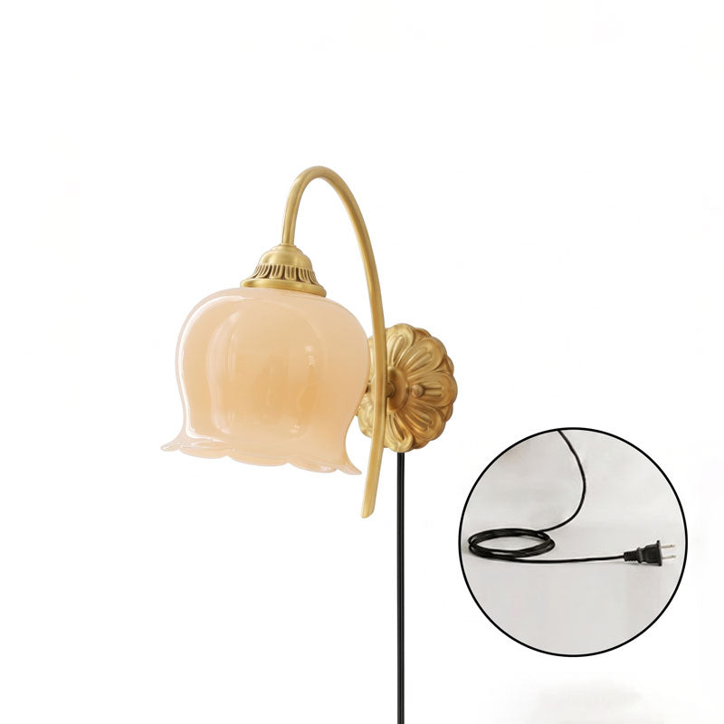 Valley Flower Plug-In Wall Sconce