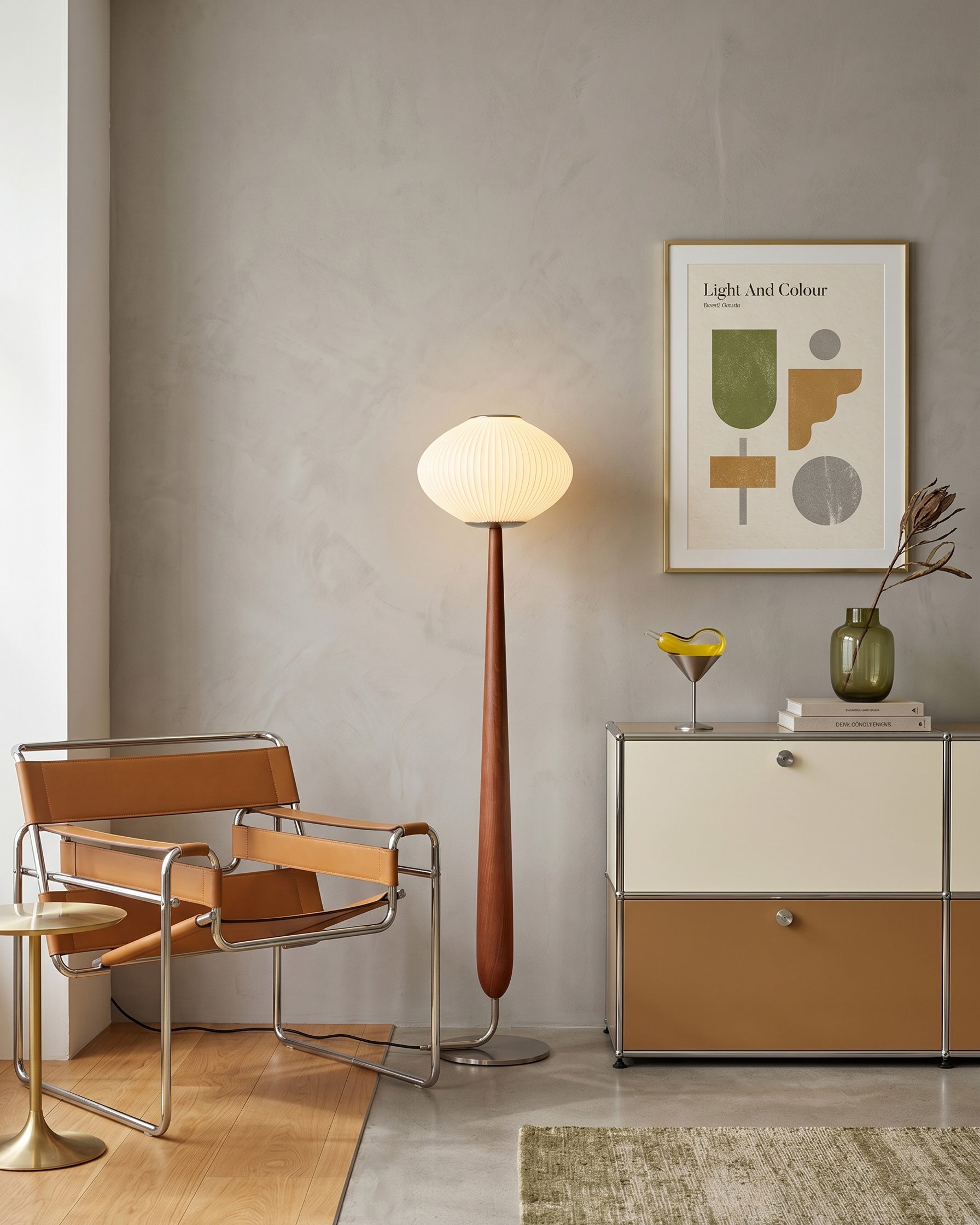 Vance Walnut Floor Lamp