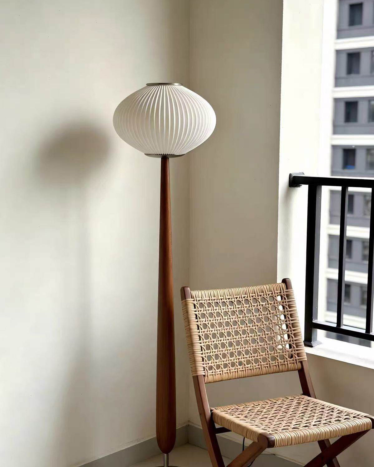 Vance Walnut Floor Lamp