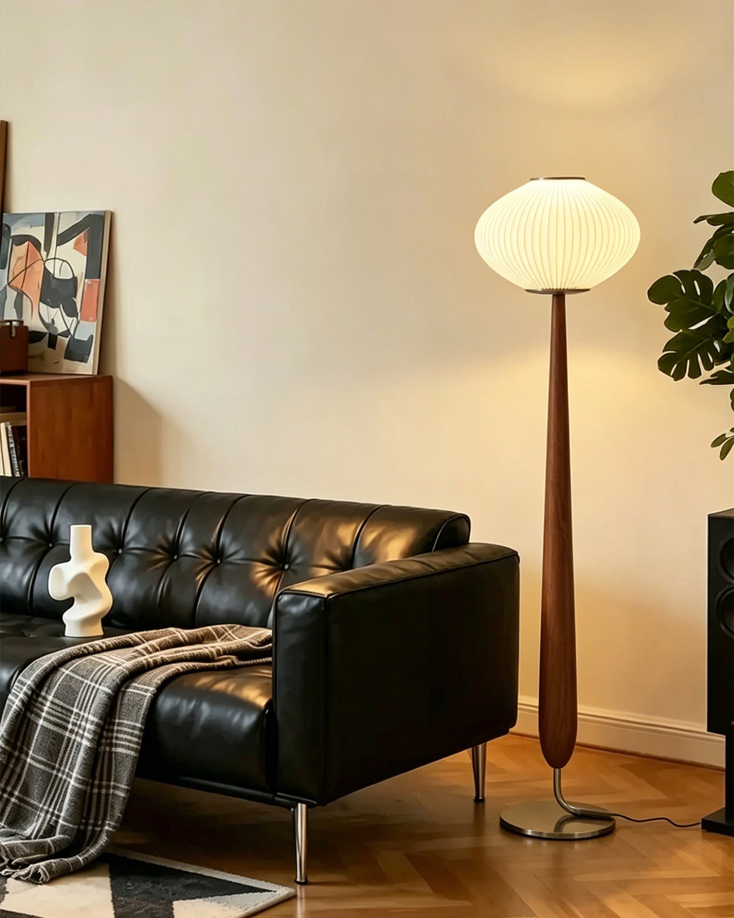 Vance Walnut Floor Lamp