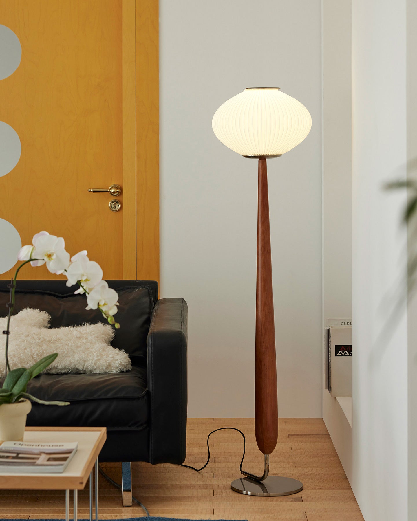 Vance Walnut Floor Lamp