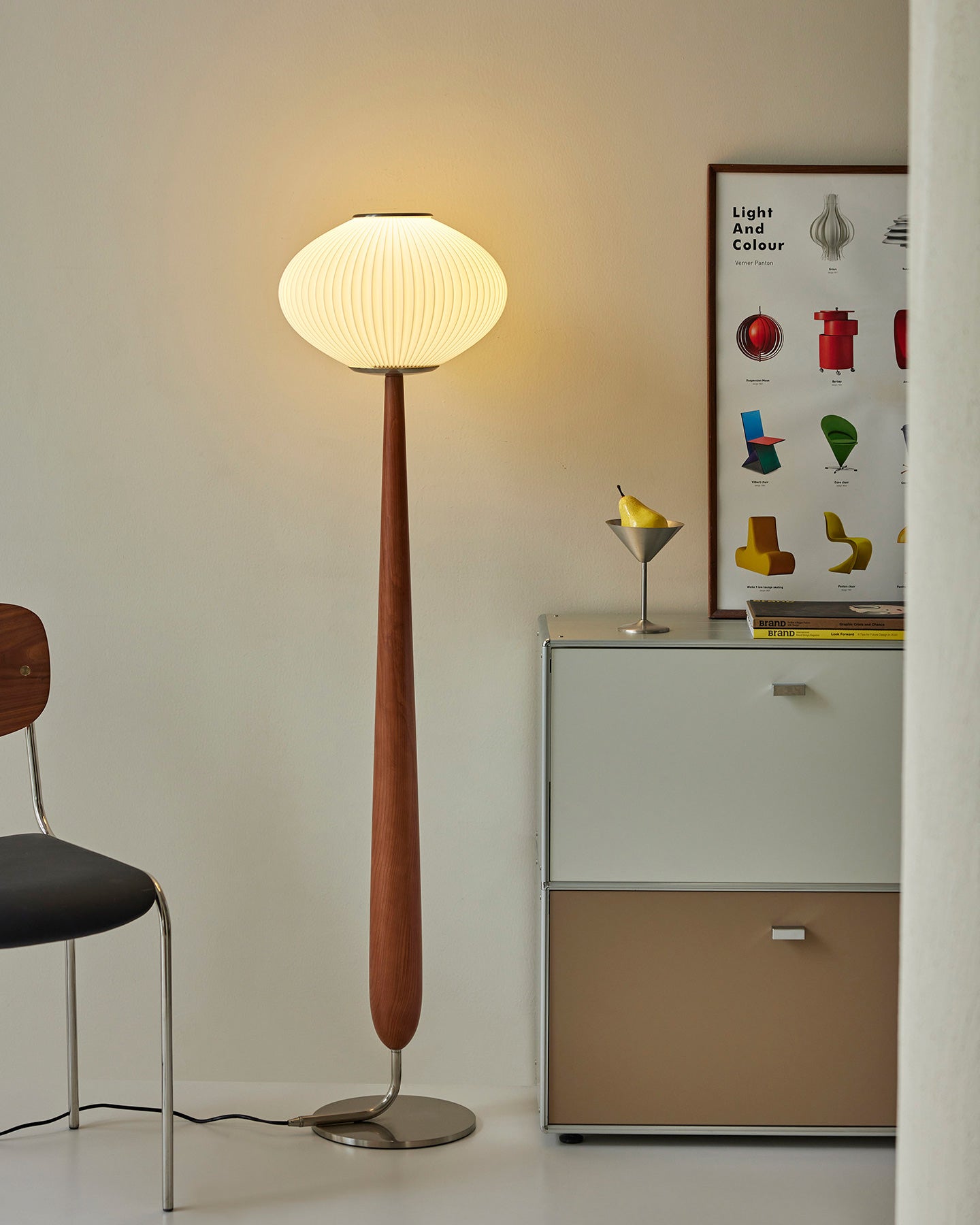 Vance Walnut Floor Lamp
