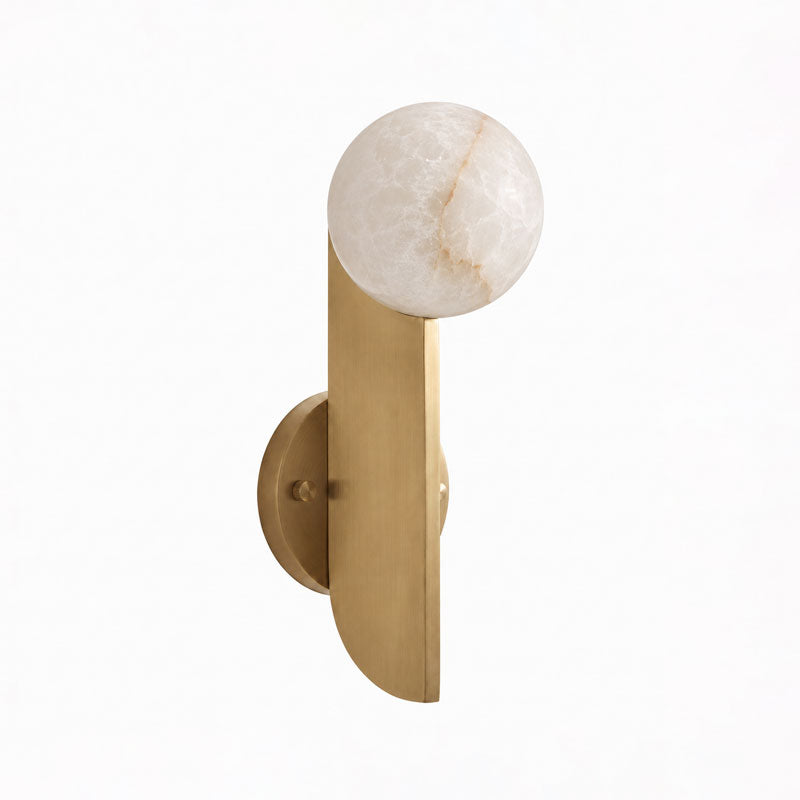 Vaughn Alabaster Sphere Wall Sconce – detail 23
