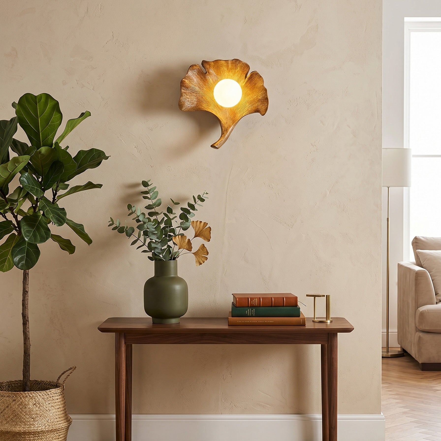 Veda Ginkgo Wall Sconce