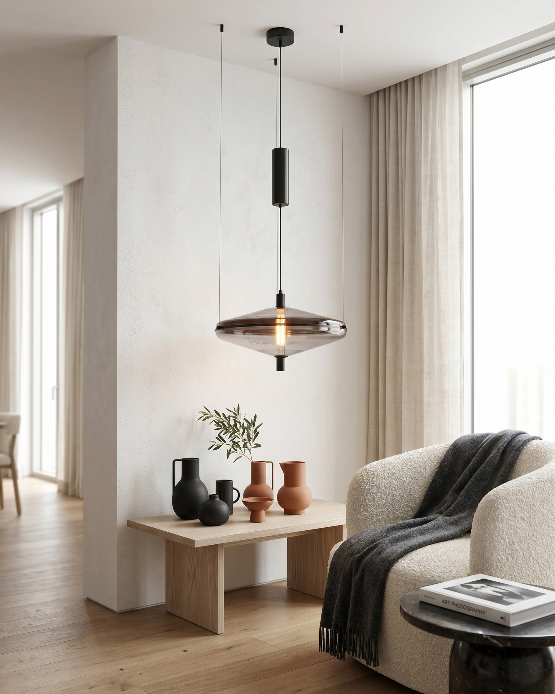 Vesper Saucer Pendant Light