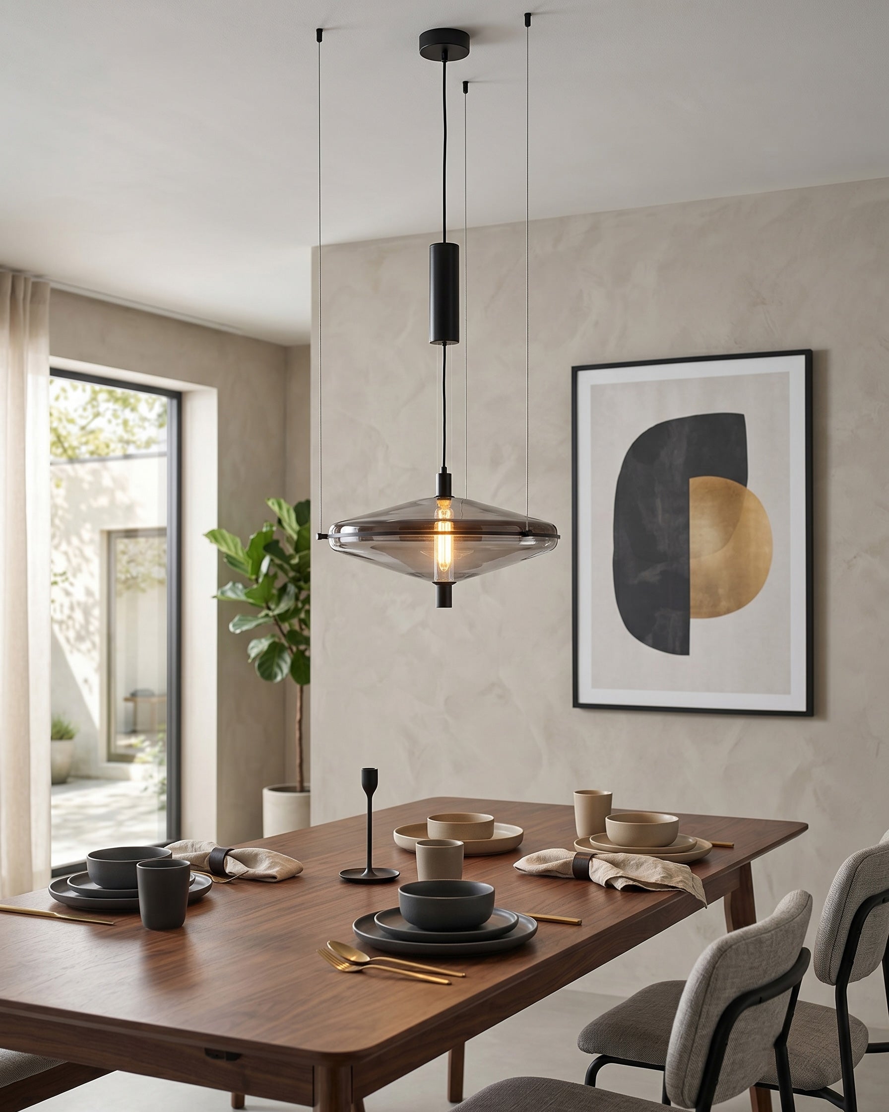 Vesper Saucer Pendant Light
