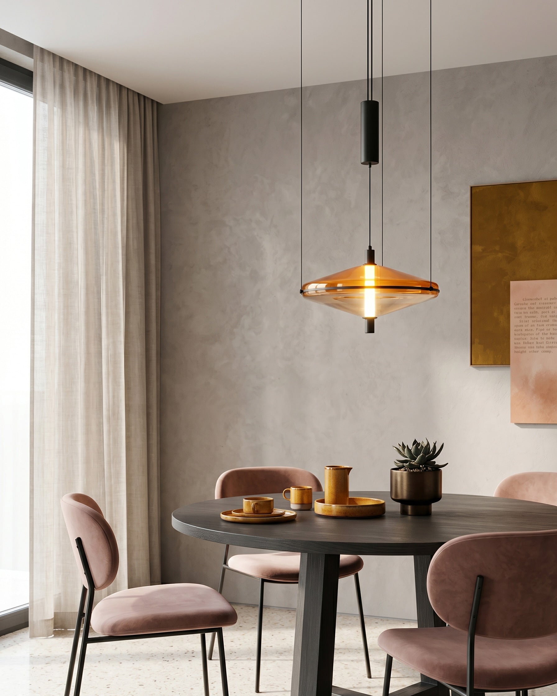 Vesper Saucer Pendant Light