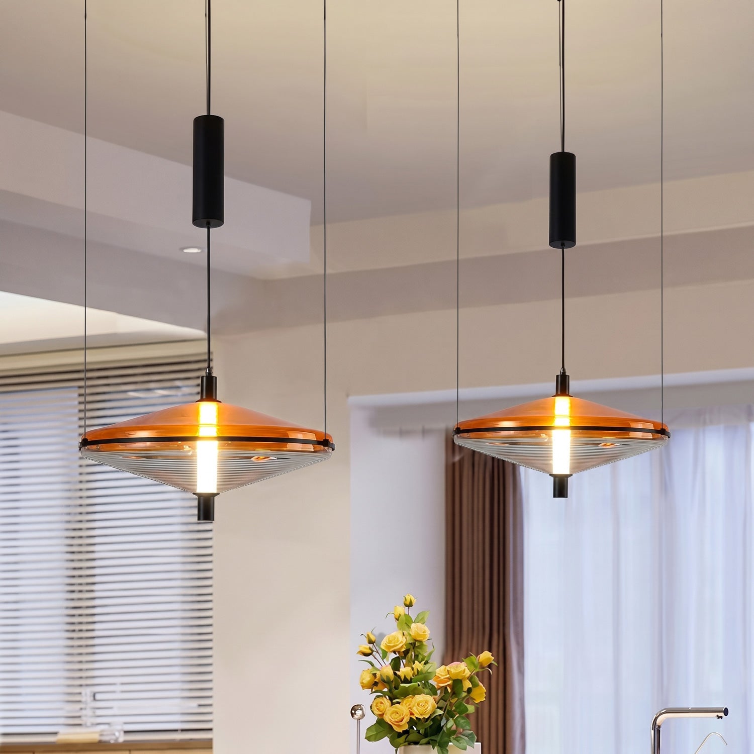 Vesper Saucer Pendant Light