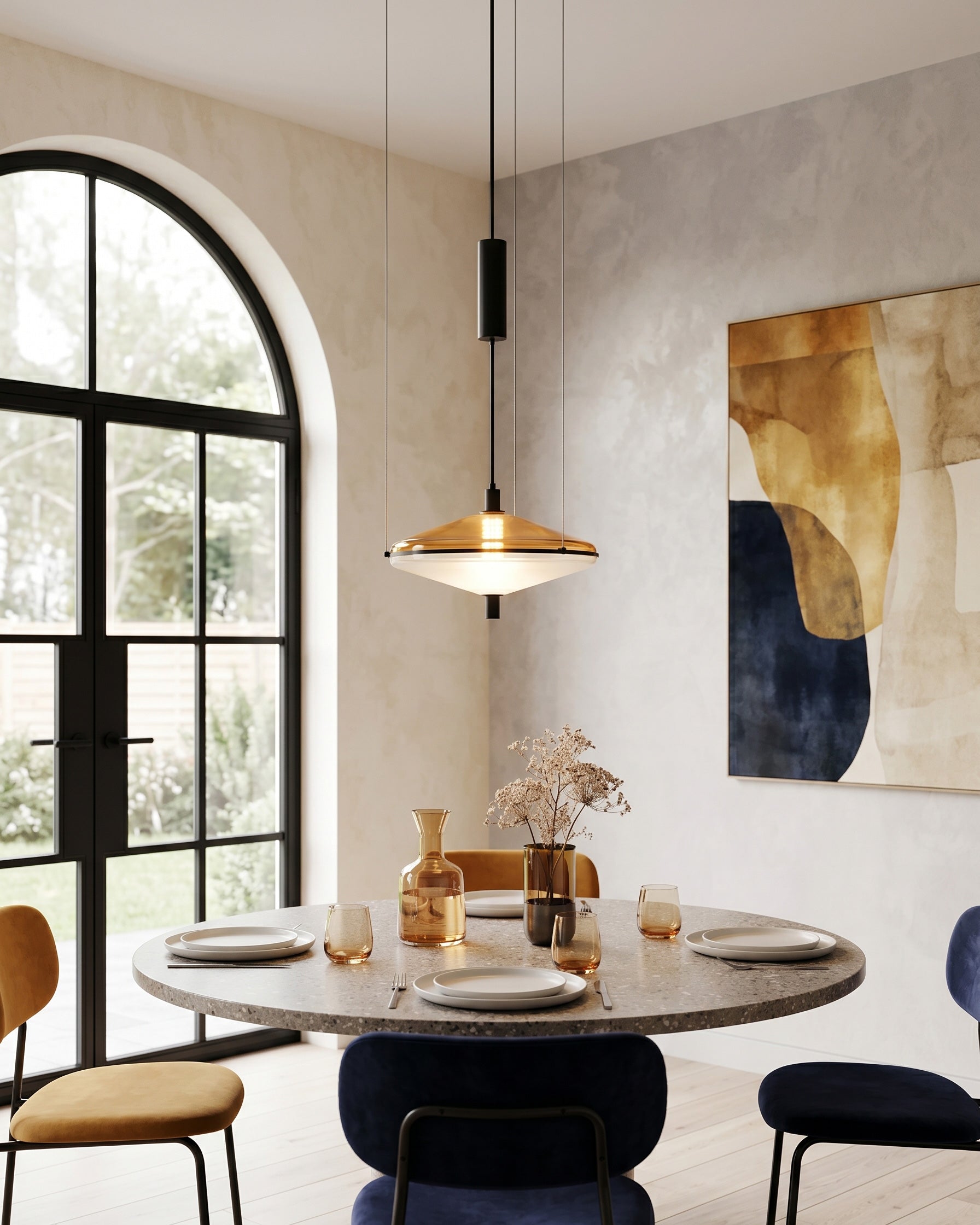 Vesper Saucer Pendant Light