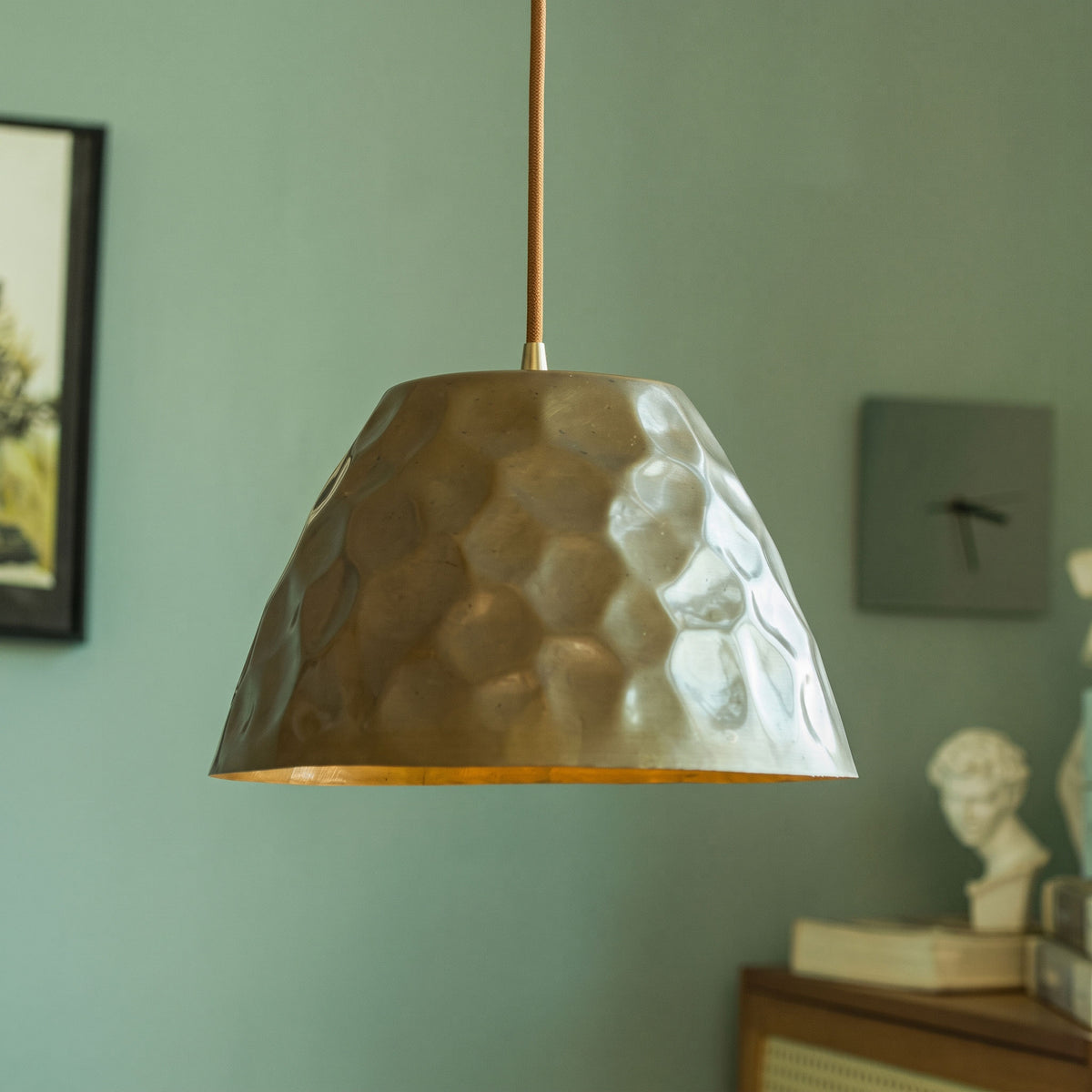 Virgil Textured Dome Pendant Lamp