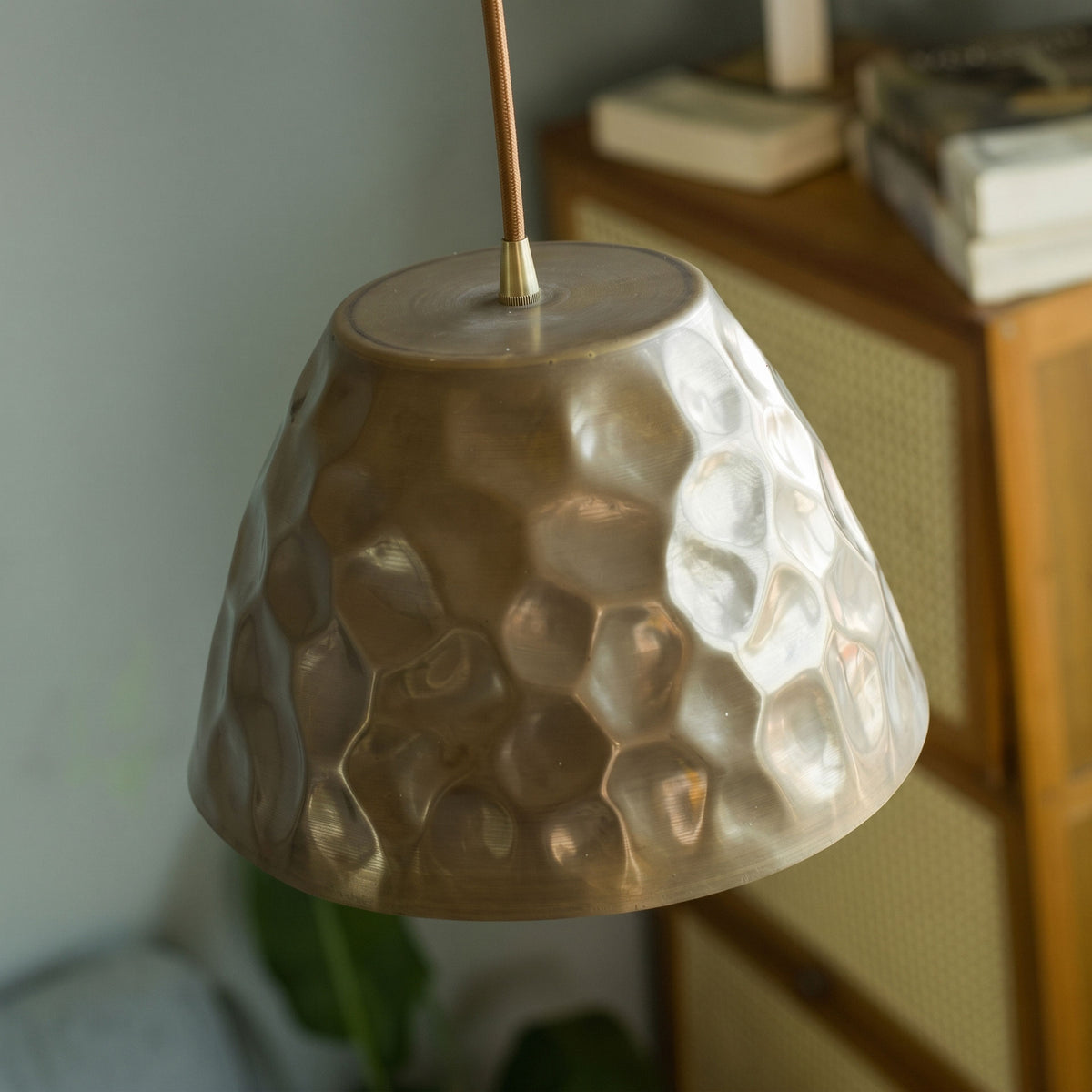 Virgil Textured Dome Pendant Lamp
