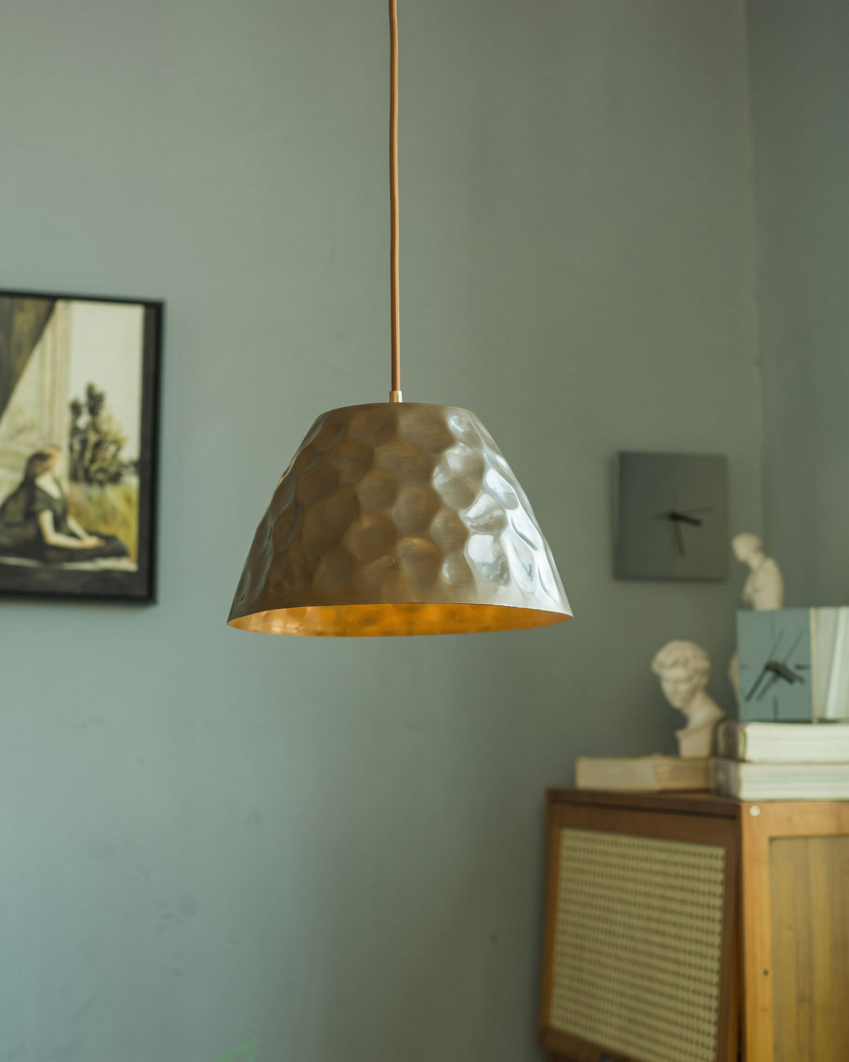Virgil Textured Dome Pendant Lamp
