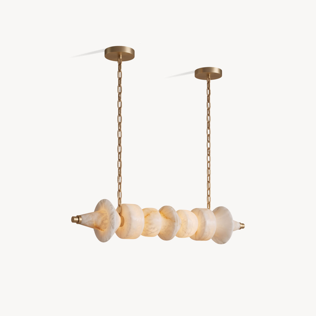 Warrick Linear Alabaster Chandelier