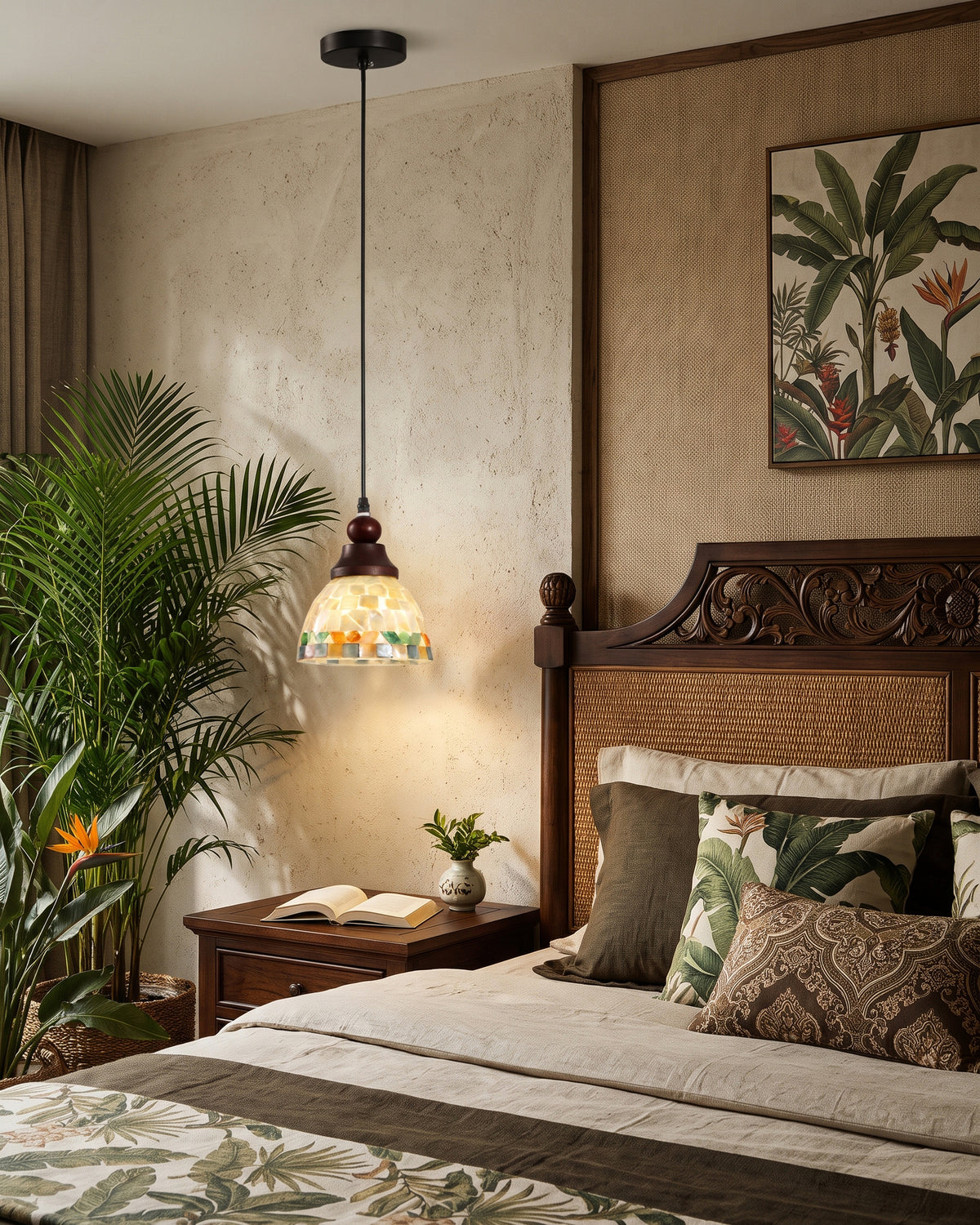 Wilbur Eclectic Glass Pendant Light