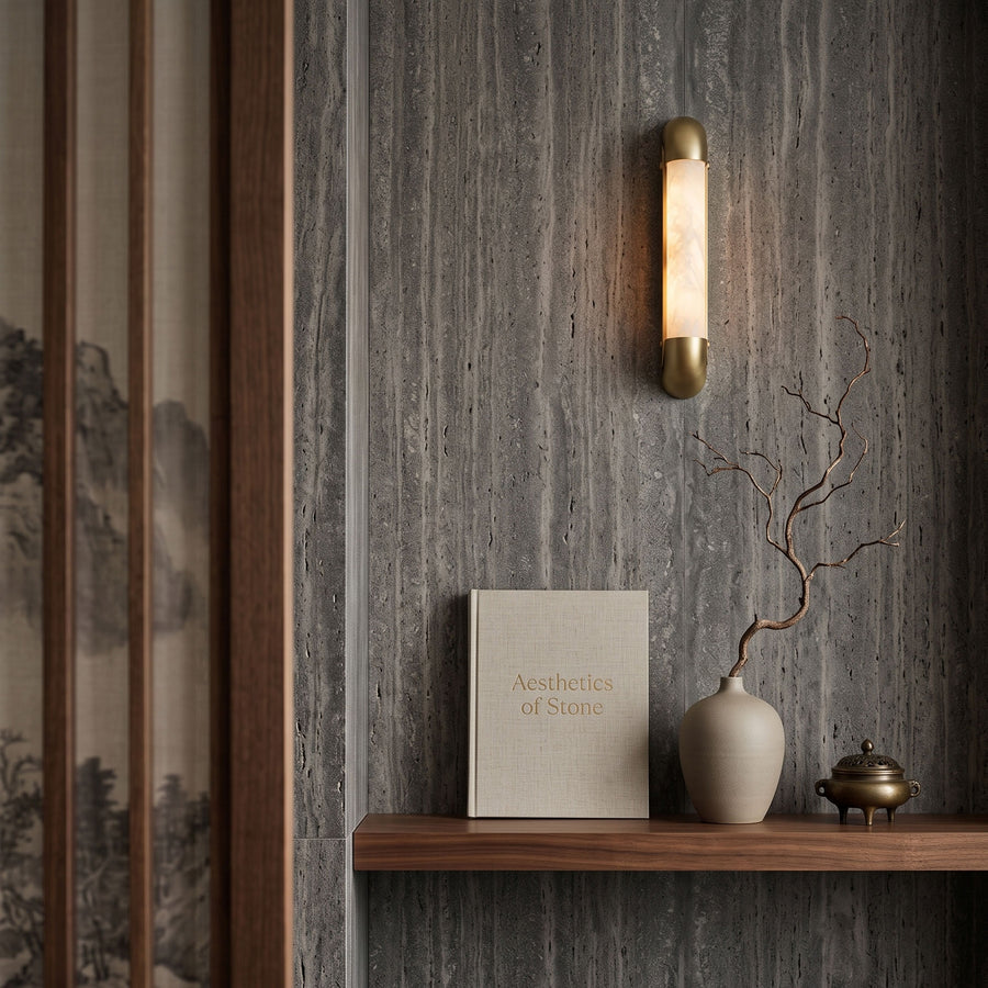 Winslow Opal Stone Wall Sconce – detail 6